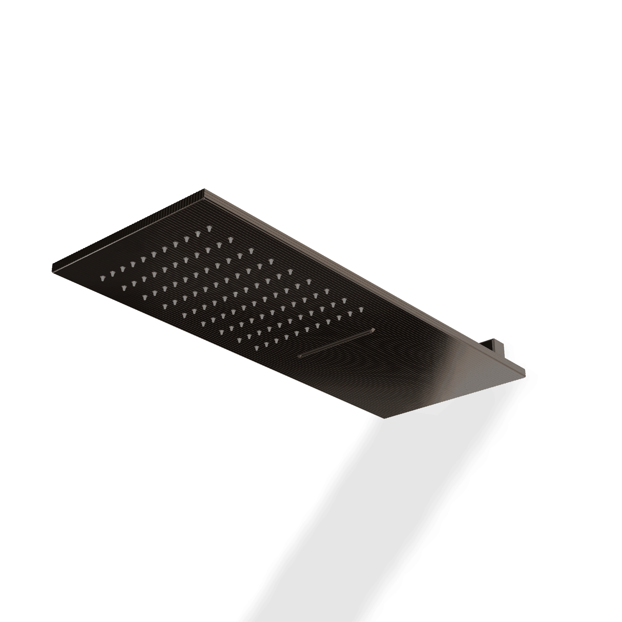 Верхний душ 200х500 мм с каскадом