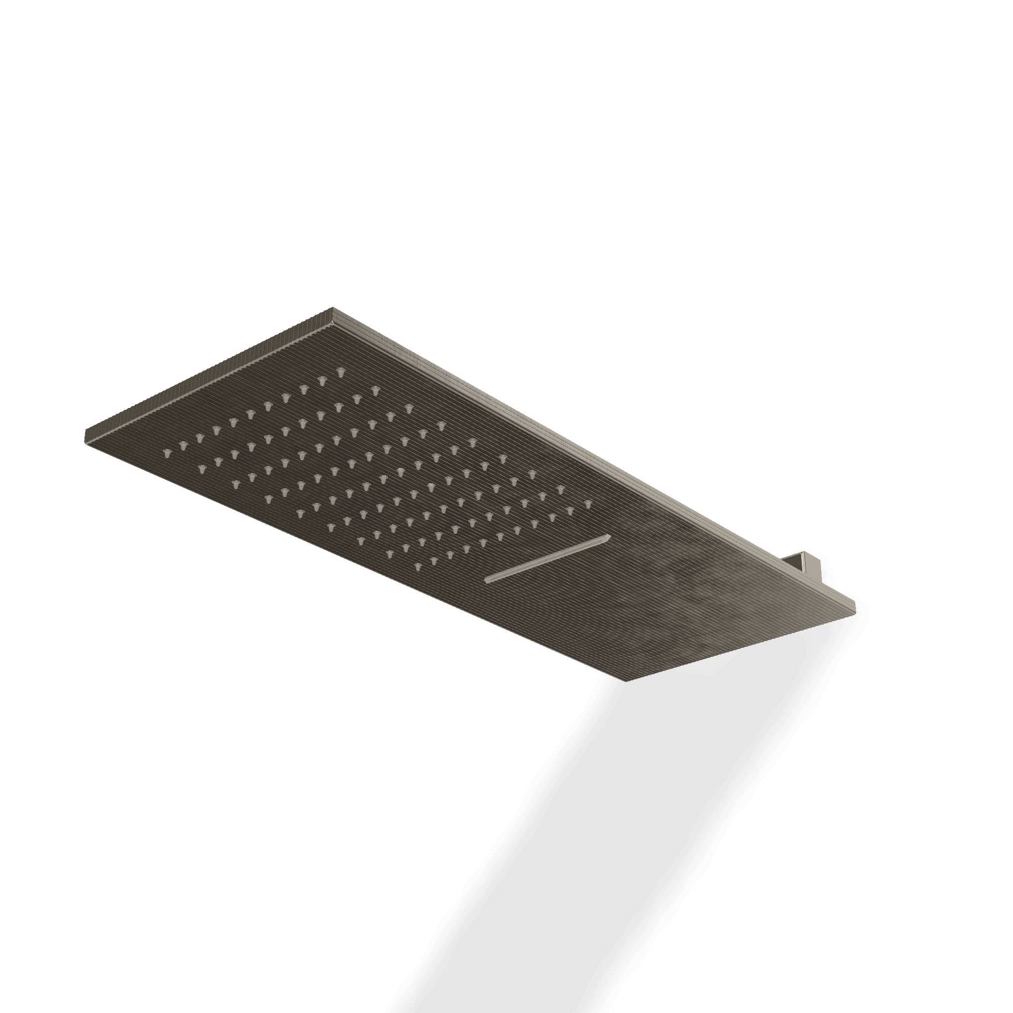 Верхний душ 200х500 мм с каскадом