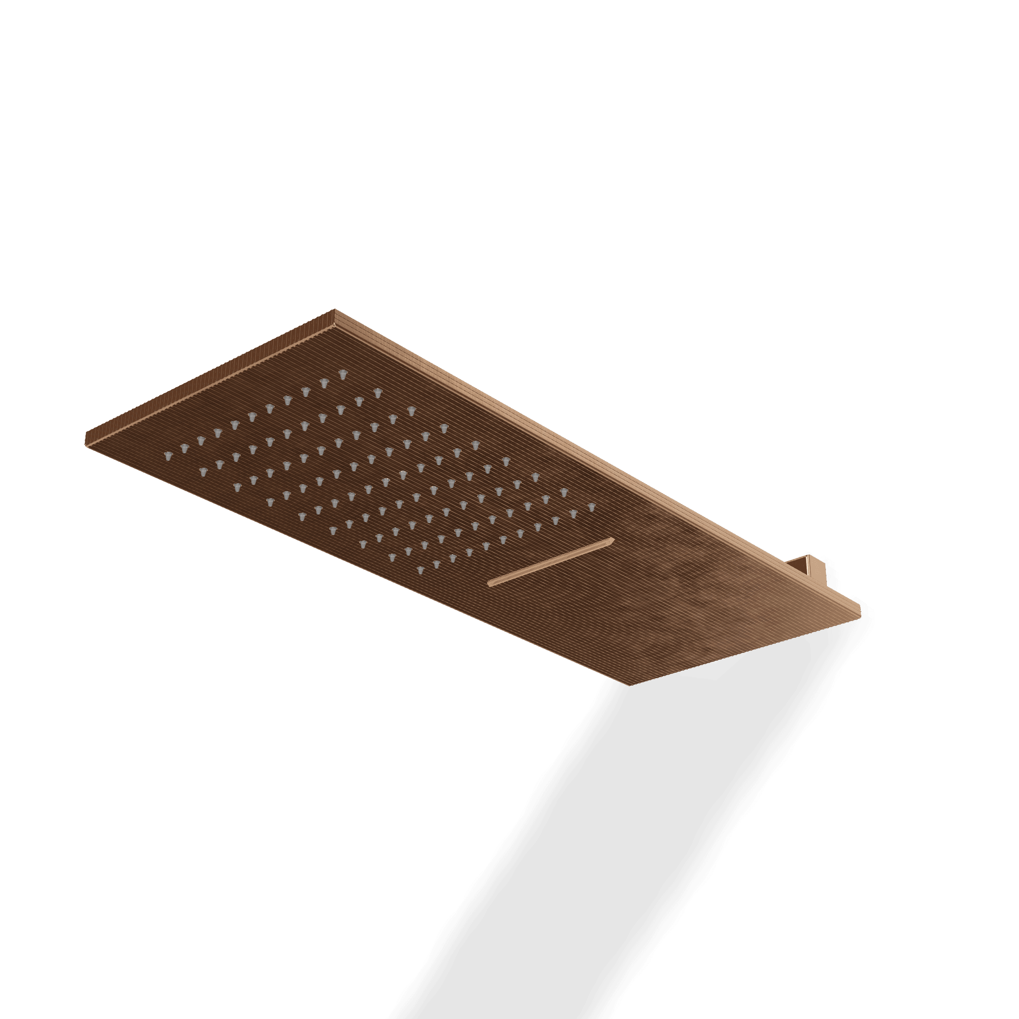 Верхний душ 200х500 мм с каскадом