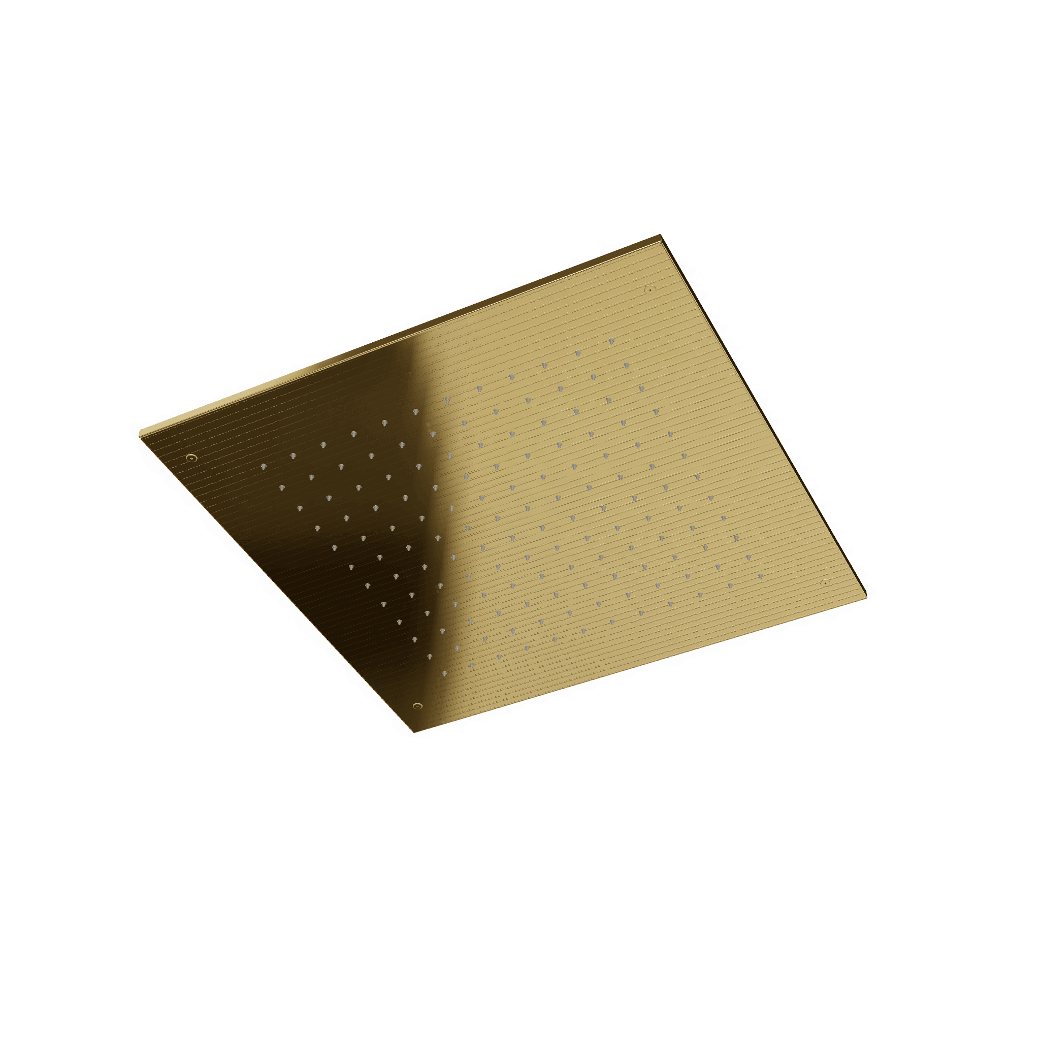 Верхний душ 500х500 мм встраиваемый