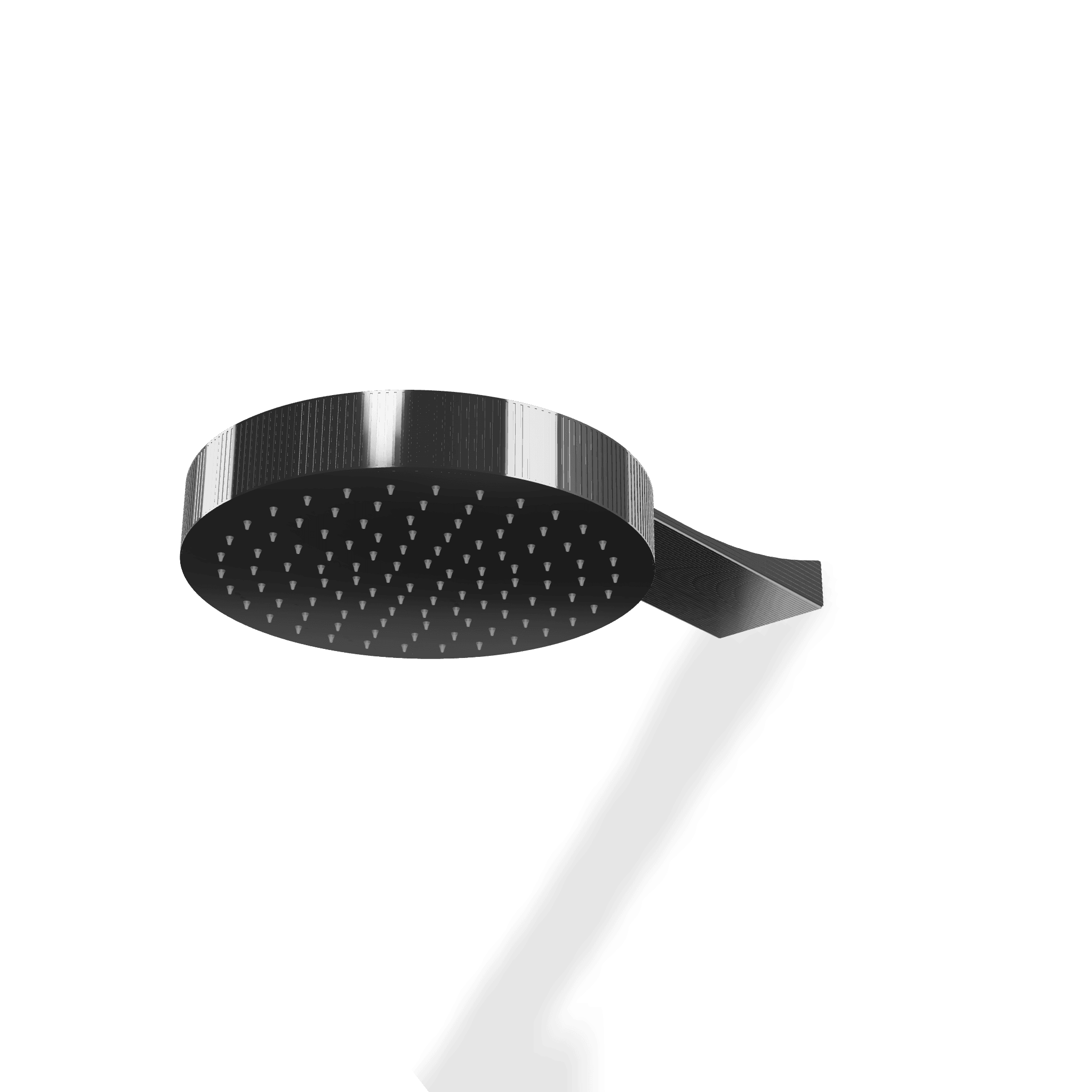 Верхний душ диаметр 300 мм с кронштейном 400 мм из стены