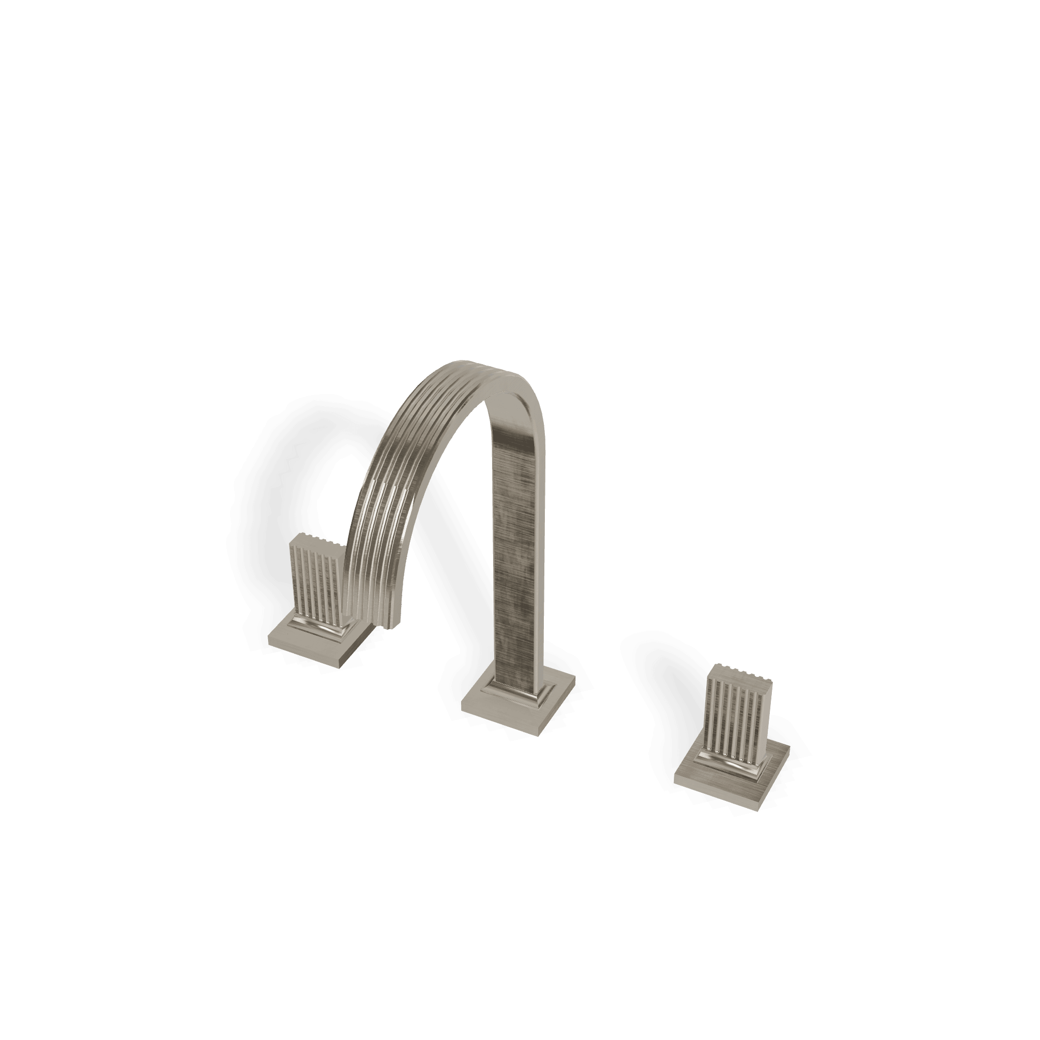 Смеситель для раковины на 3 отверстия 195 мм Kea