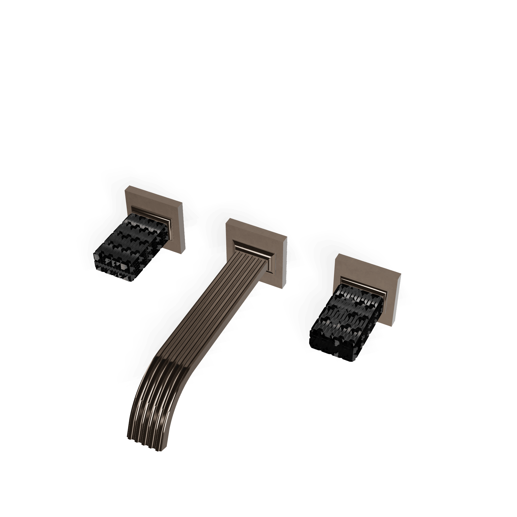 Встраиваемый смеситель для раковины на 3 отверстия 200 Kea