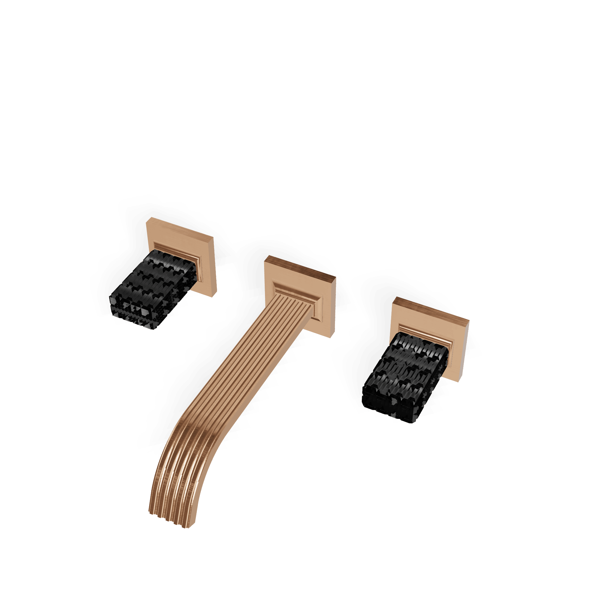 Встраиваемый смеситель для раковины на 3 отверстия 200 Kea