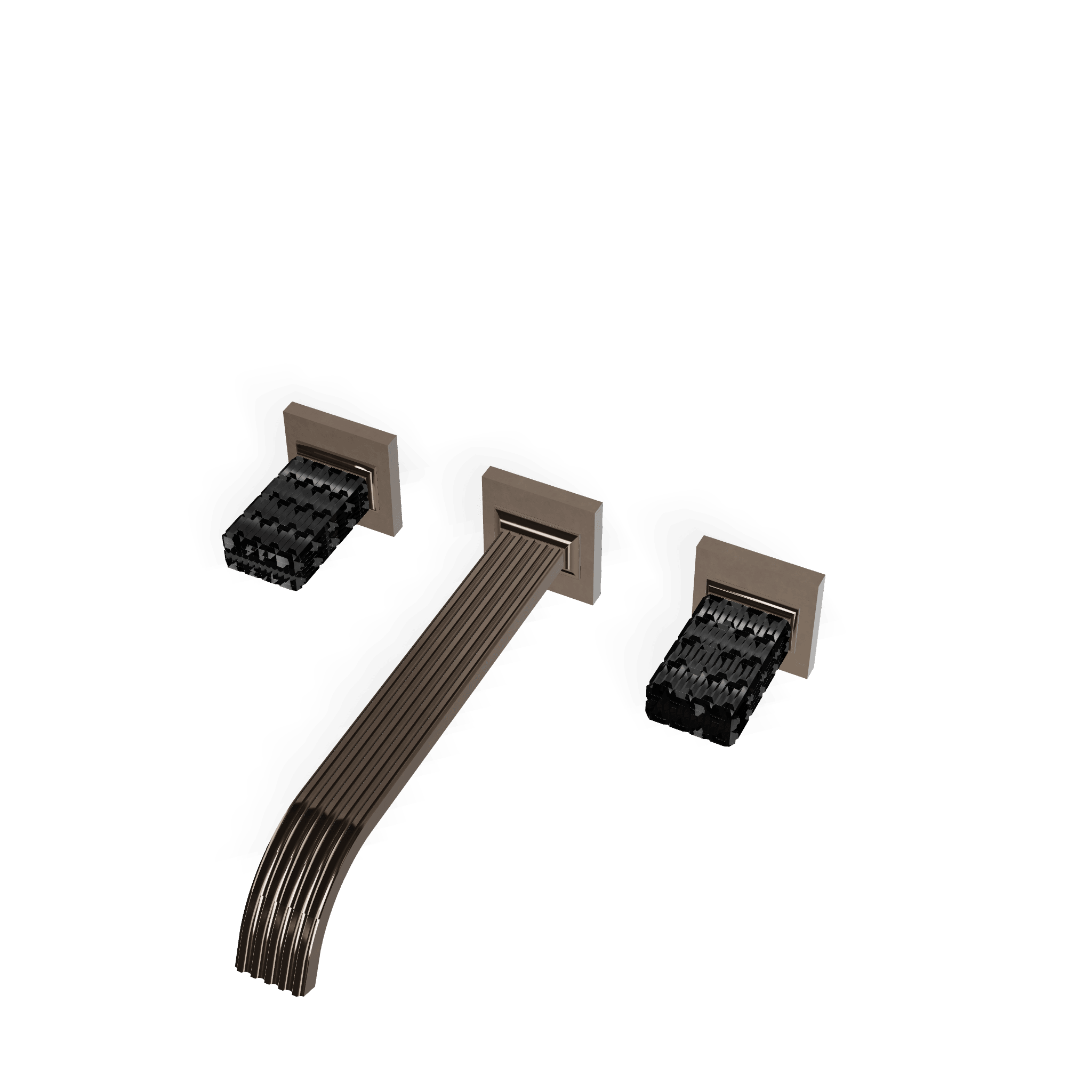 Встраиваемый смеситель для раковины на 3 отверстия 240 Kea