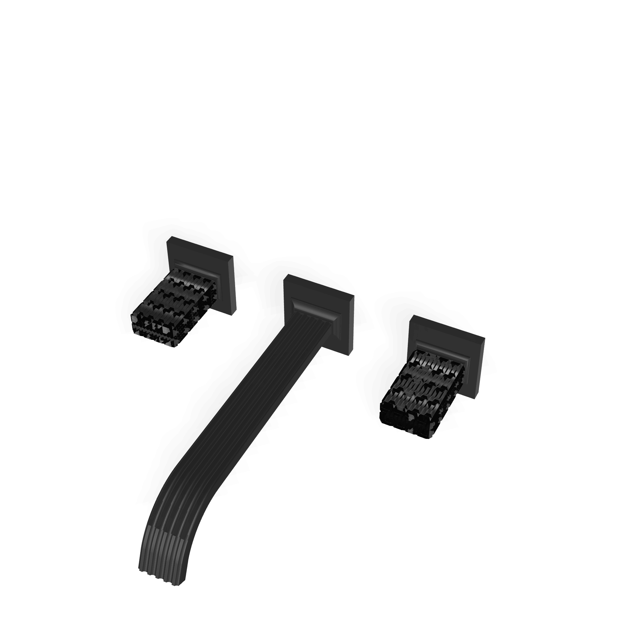 Встраиваемый смеситель для раковины на 3 отверстия 240 Kea