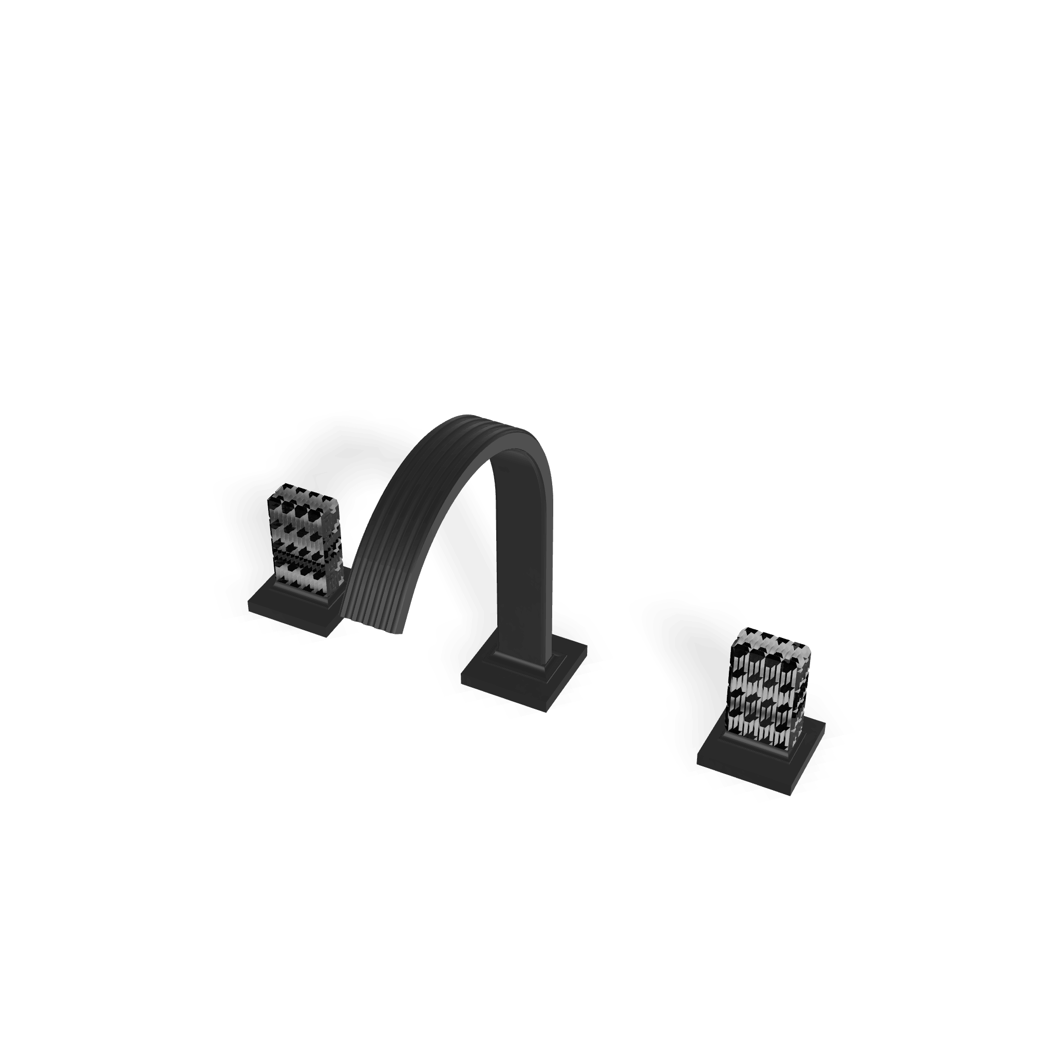 Смеситель для биде на 3 отверстия Кеа