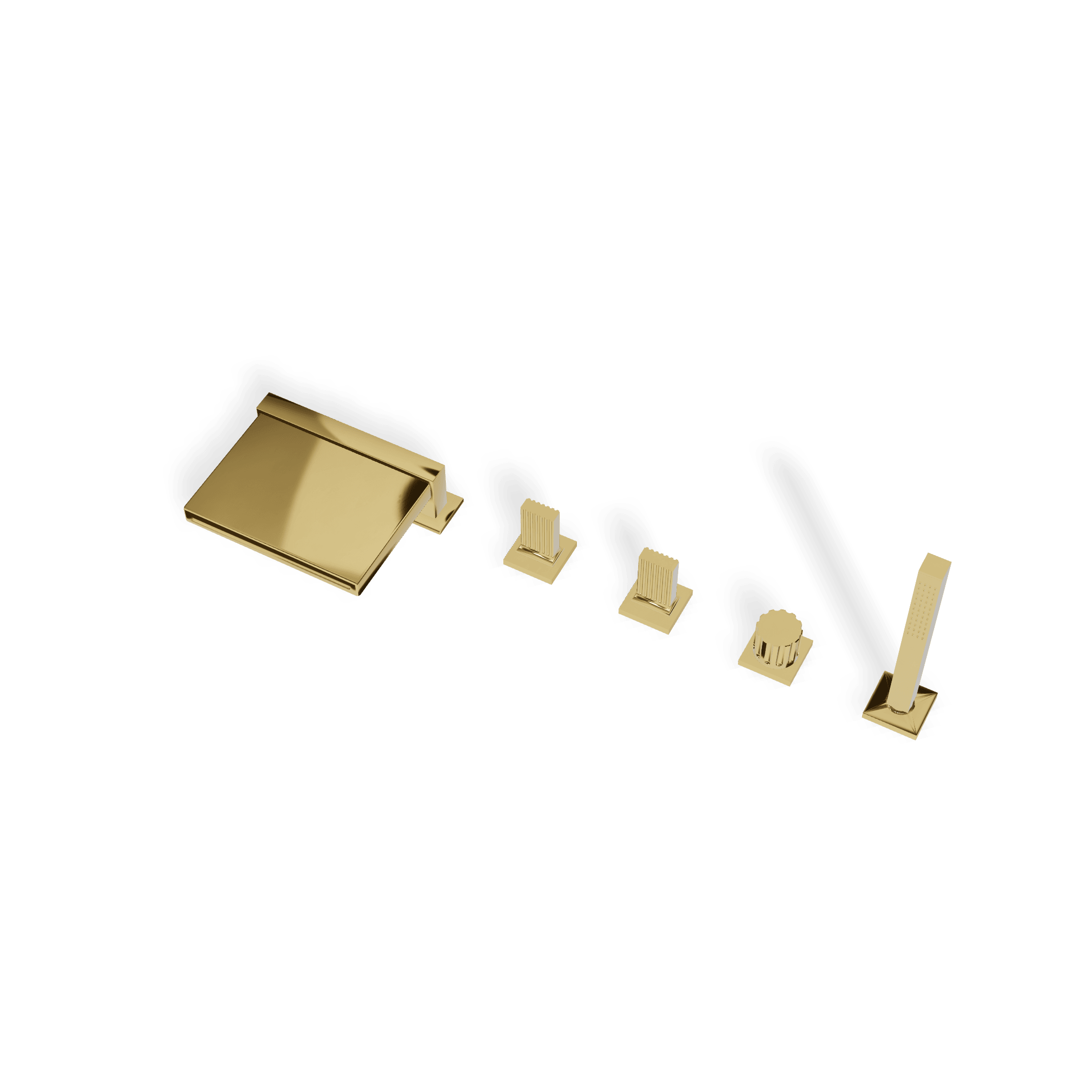 Смеситель на борт ванны на 5 отверстий Kea