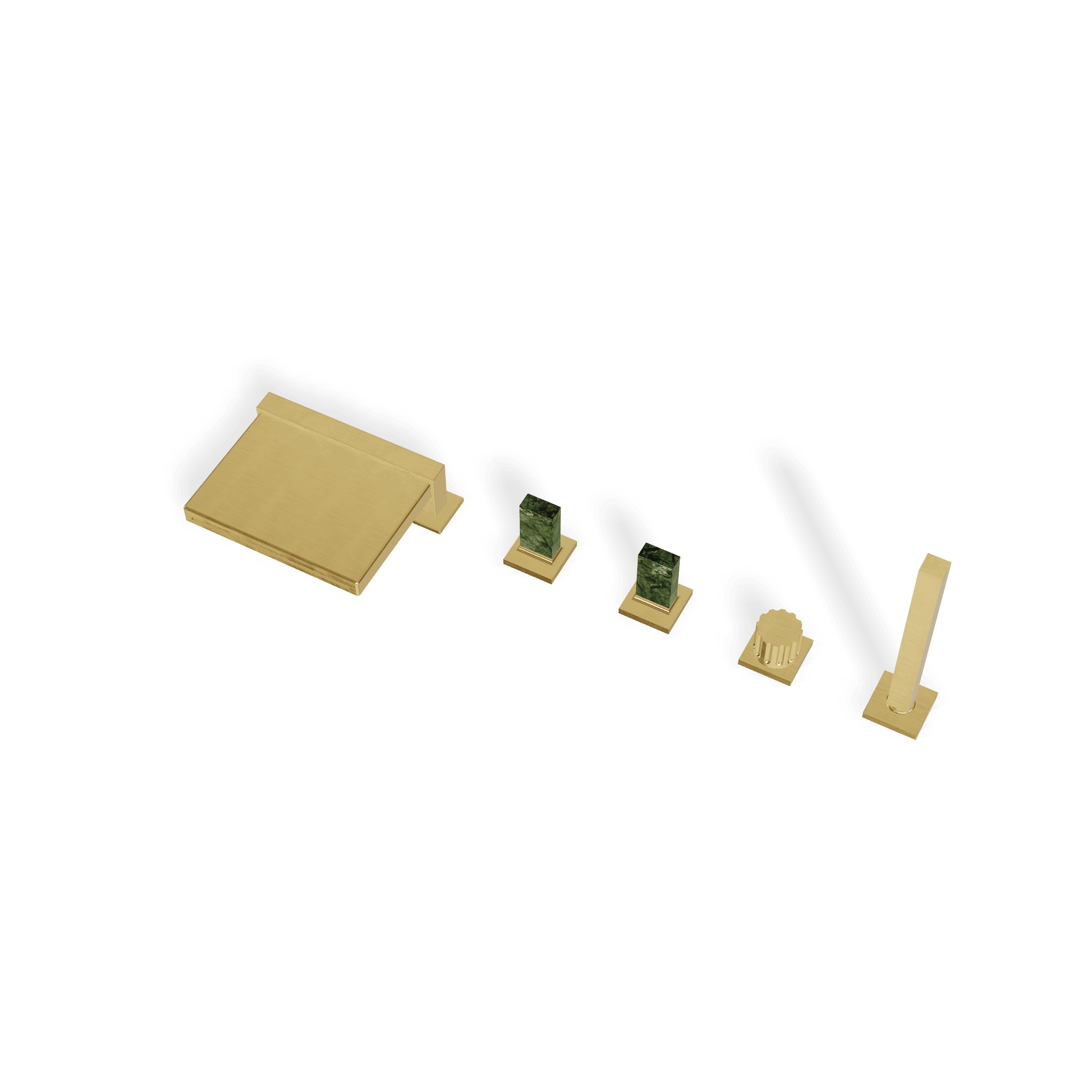 Смеситель на борт ванны на 5 отверстий Kea