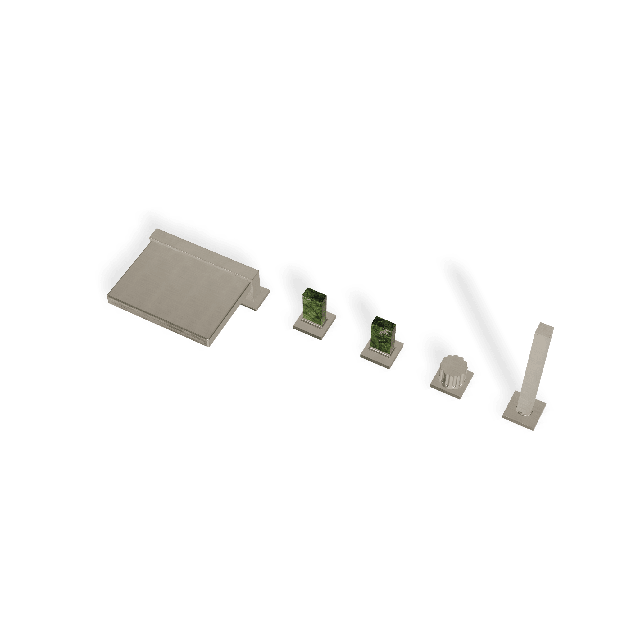 Смеситель на борт ванны на 5 отверстий Kea