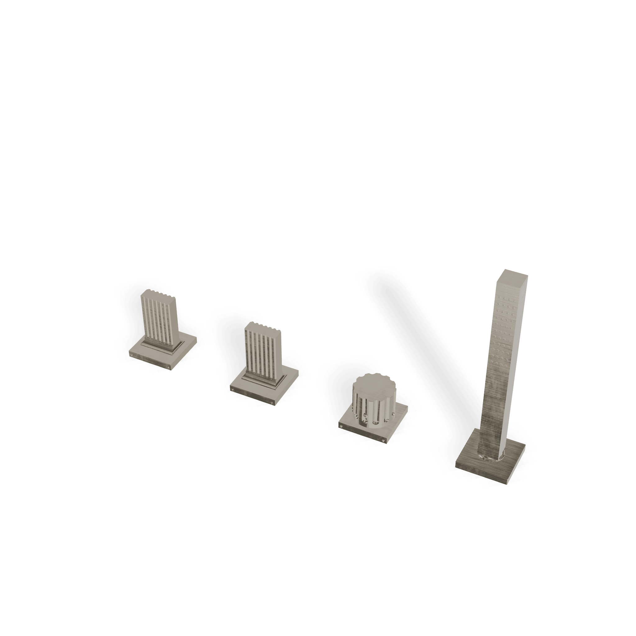 Смеситель на борт ванны без излива Kea