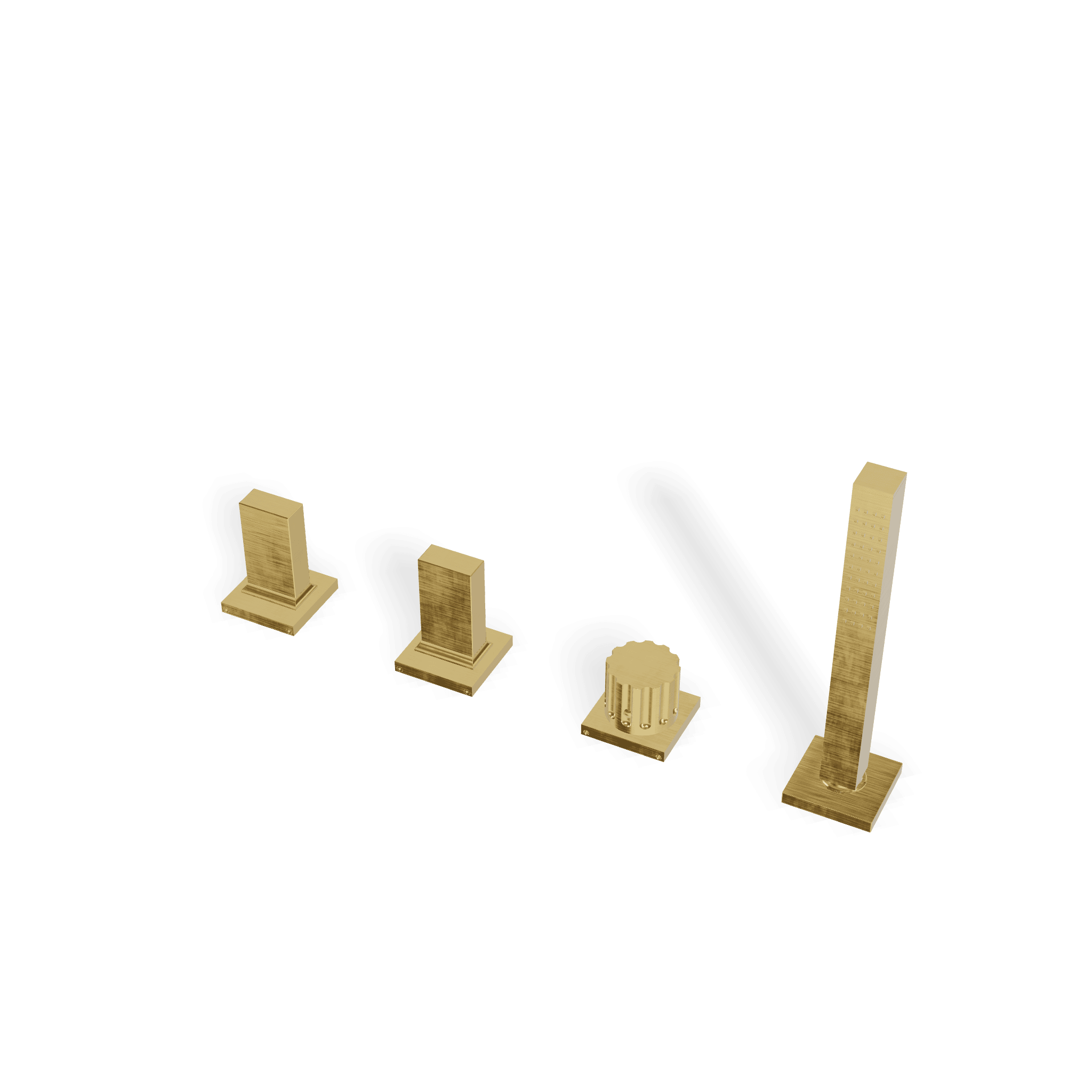 Смеситель на борт ванны без излива Кеа