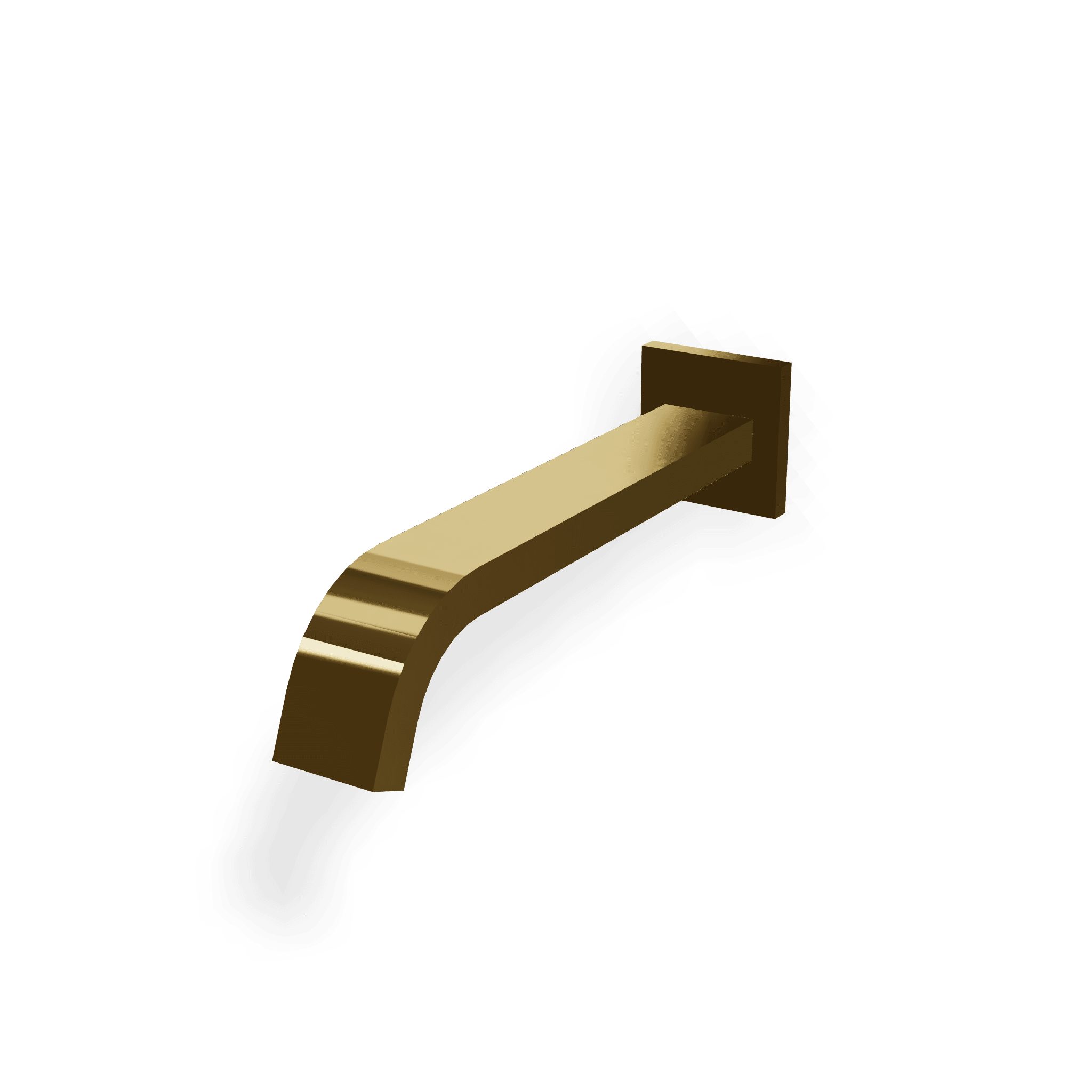 Излив для ванны настенный 223 мм Kea