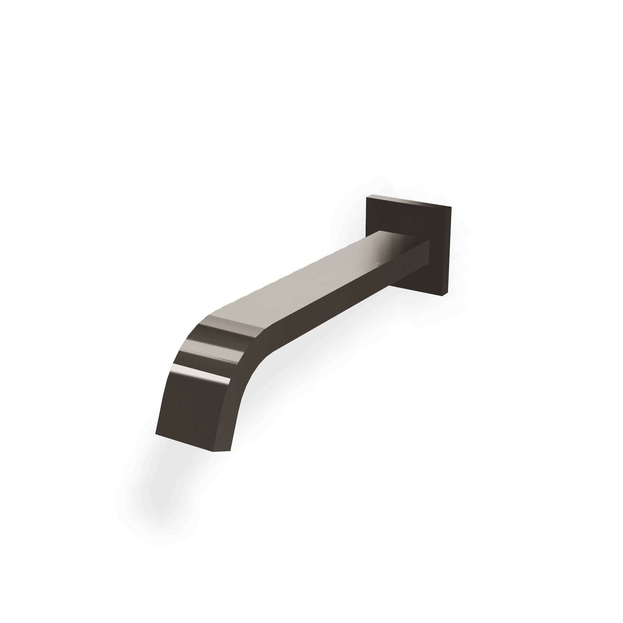 Излив для ванны настенный 223 мм Kea