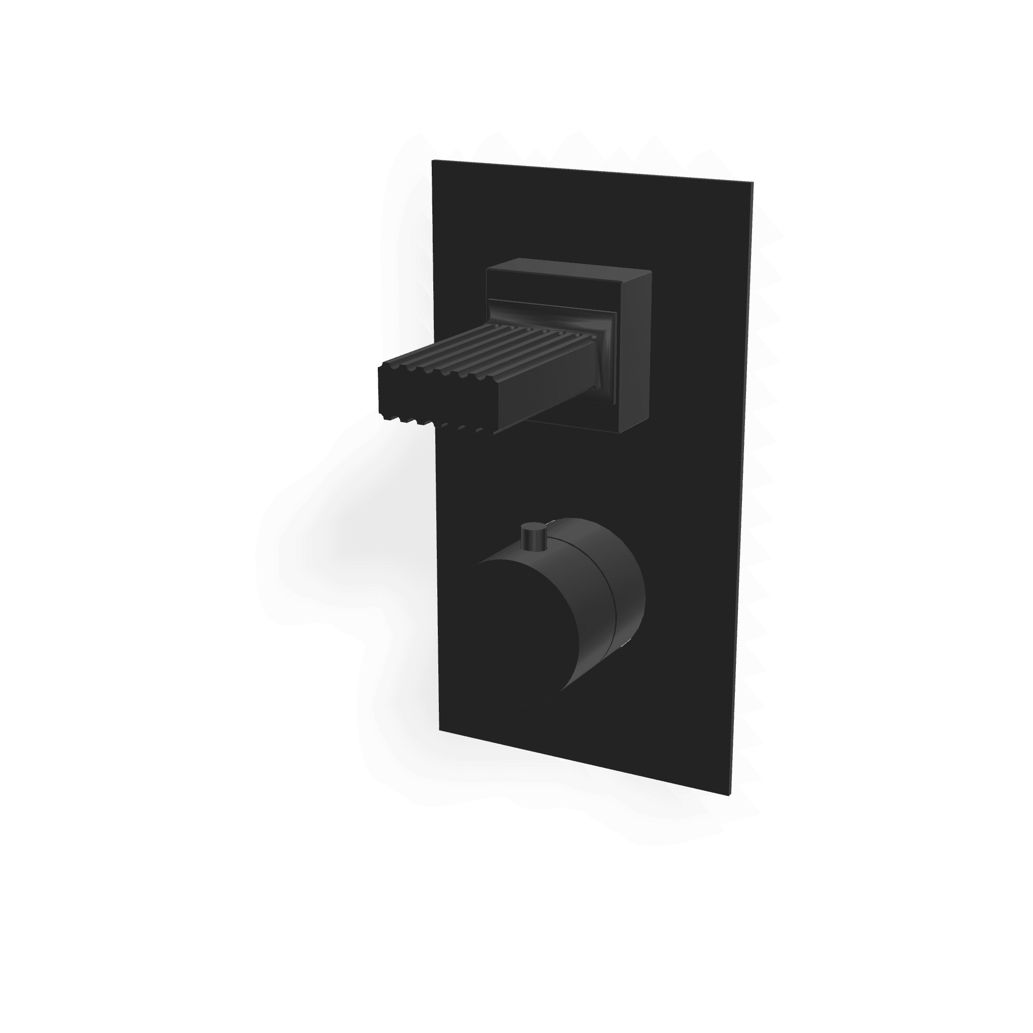 Внешняя часть термостатического смесителя для душа на 1 потребителя Kea