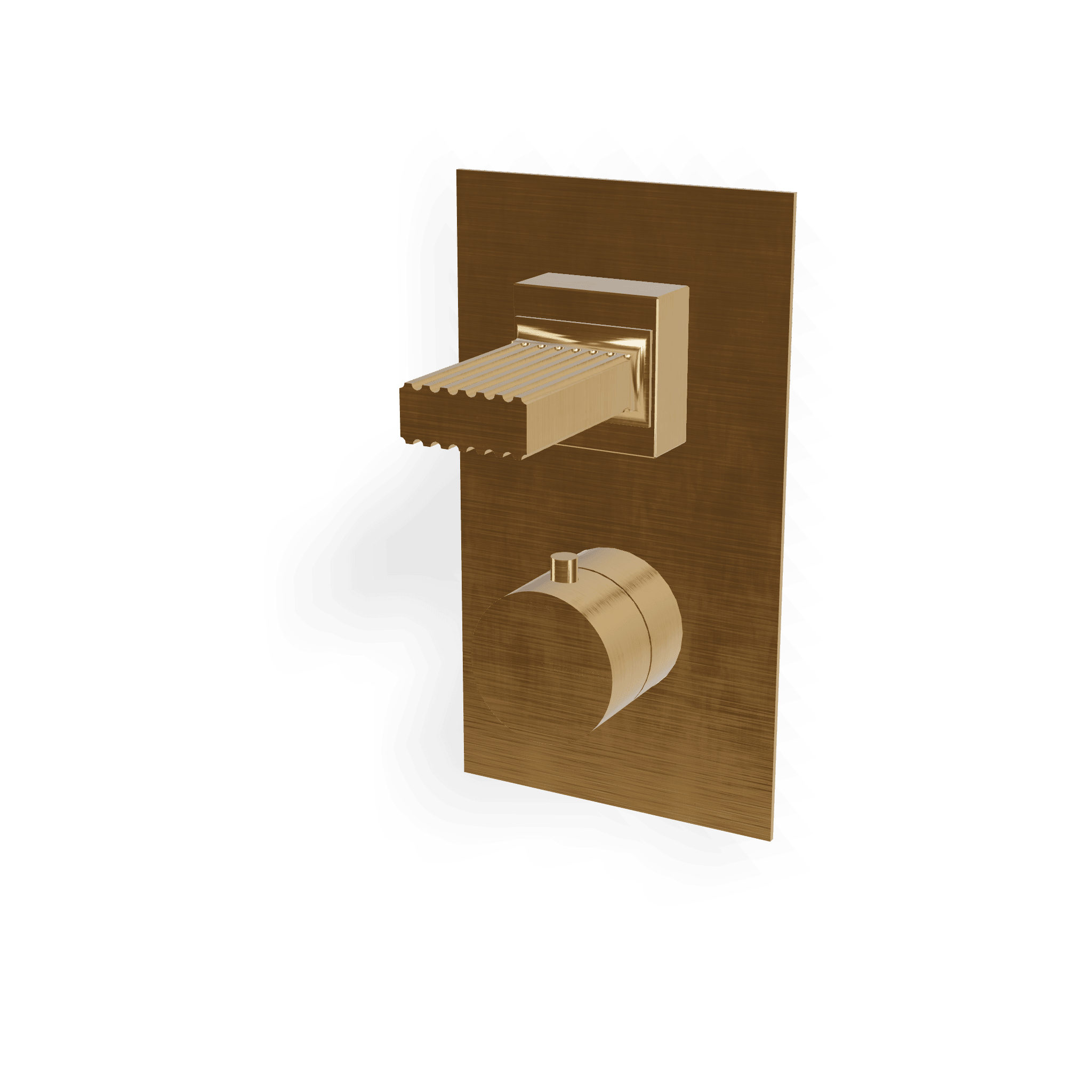 Внешняя часть термостатического смесителя для душа на 1 потребителя Kea