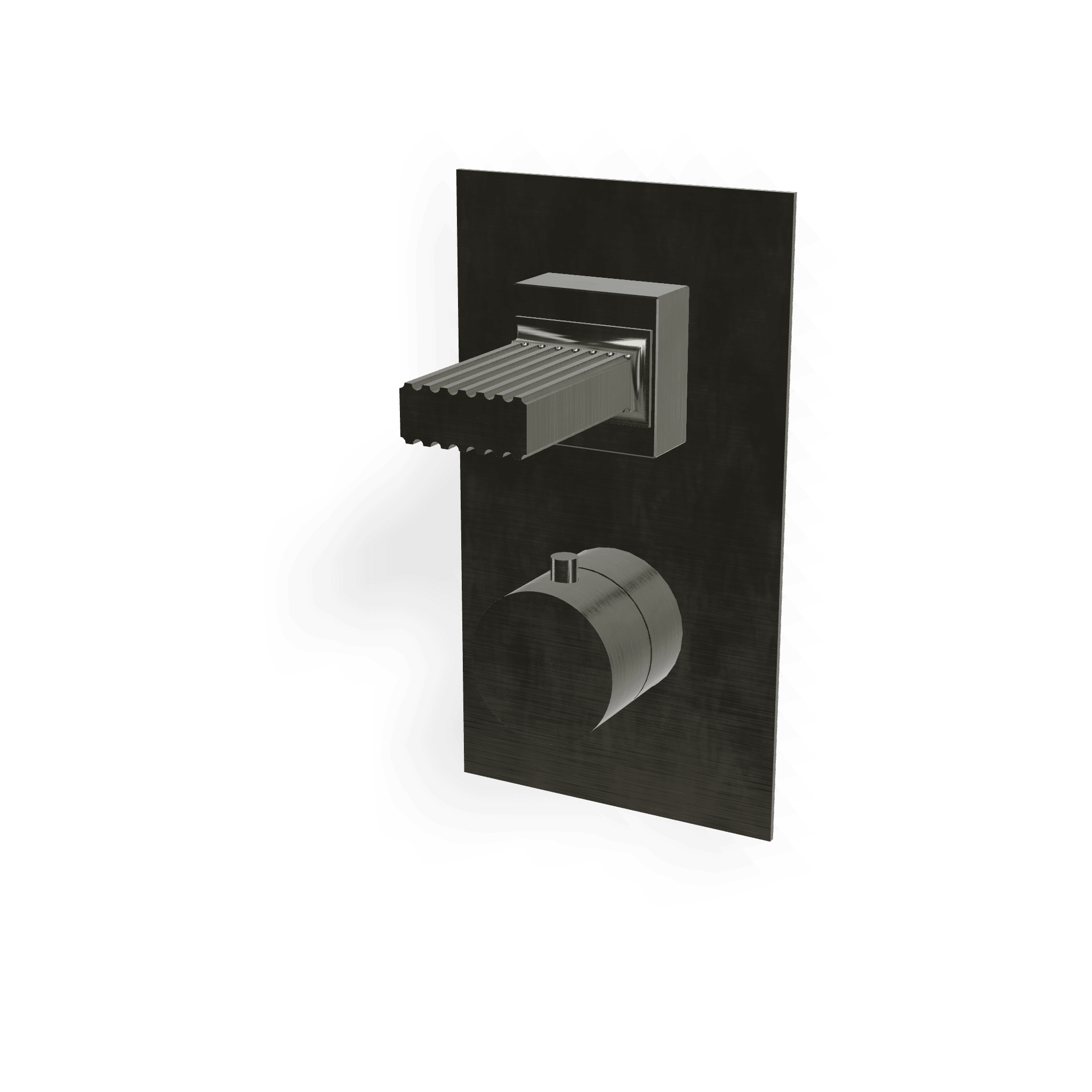 Внешняя часть термостатического смесителя для душа на 1 потребителя Kea