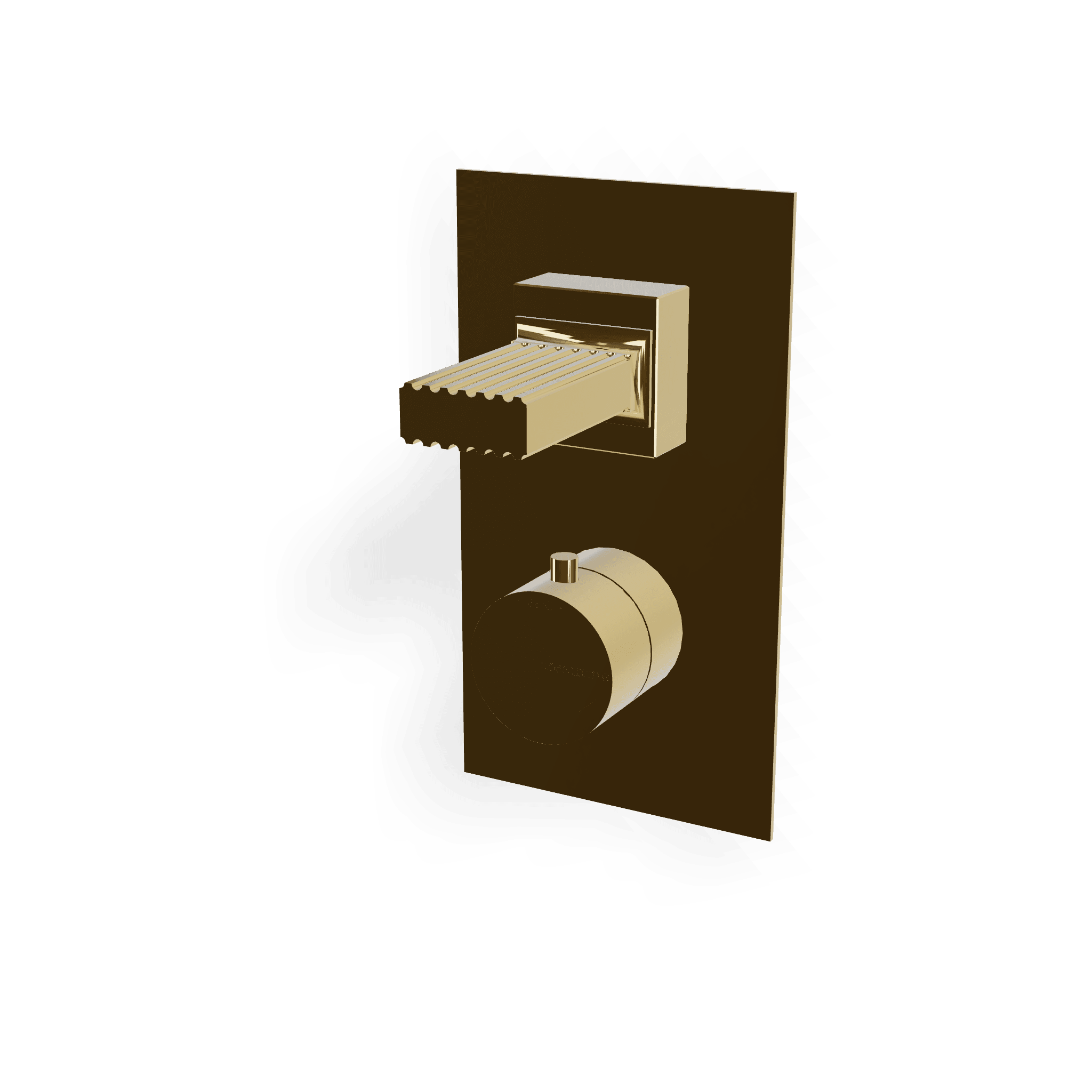 Внешняя часть термостатического смесителя для душа на 1 потребителя Kea