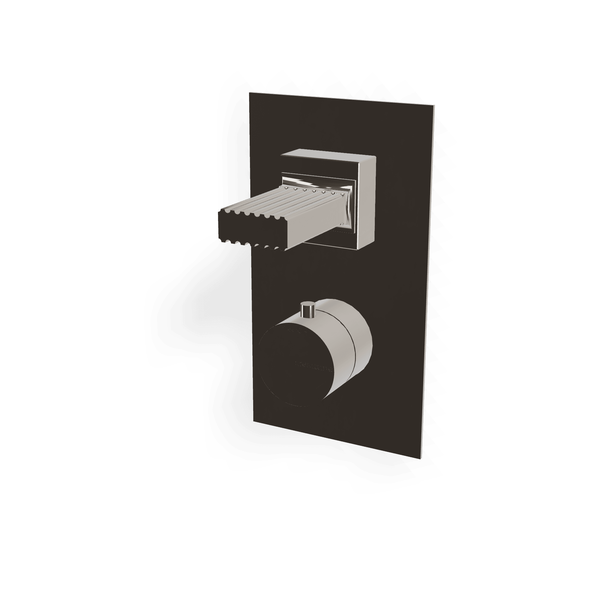 Внешняя часть термостатического смесителя для душа на 1 потребителя Kea