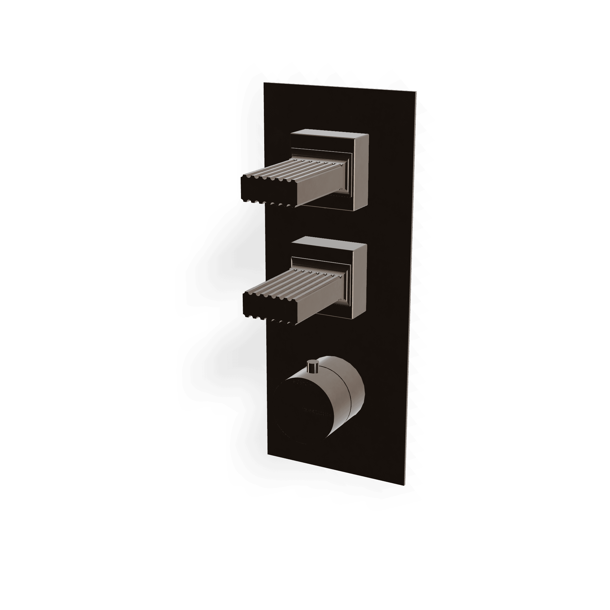 Внешняя часть термостатического смесителя для душа на 2 потребителя Kea