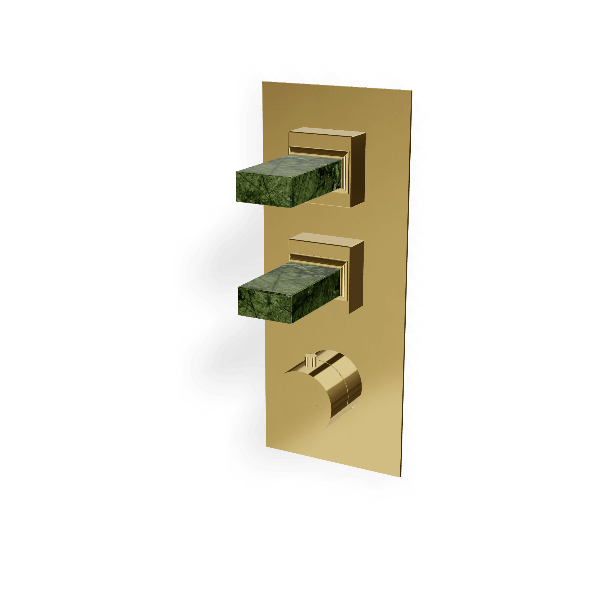 Внешняя часть термостатического смесителя для душа на 2 потребителя Kea