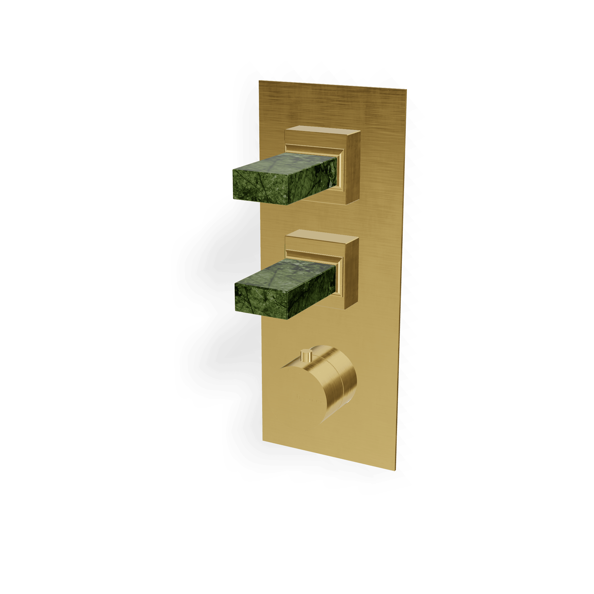 Внешняя часть термостатического смесителя для душа на 2 потребителя Kea