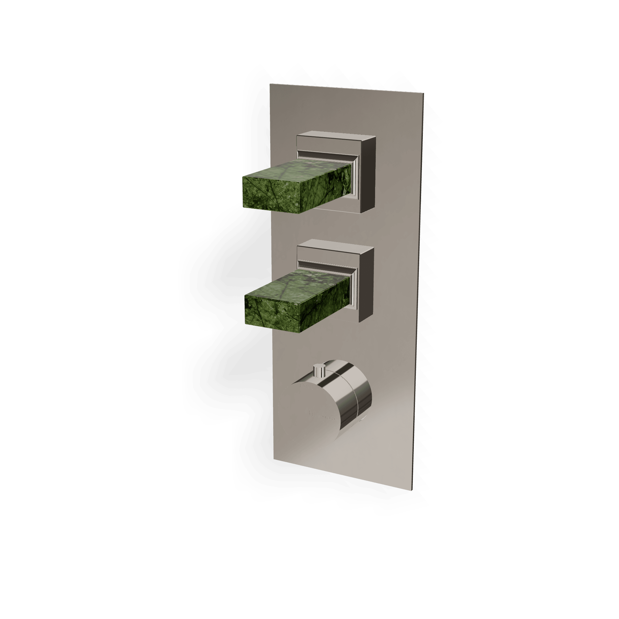 Внешняя часть термостатического смесителя для душа на 2 потребителя Kea