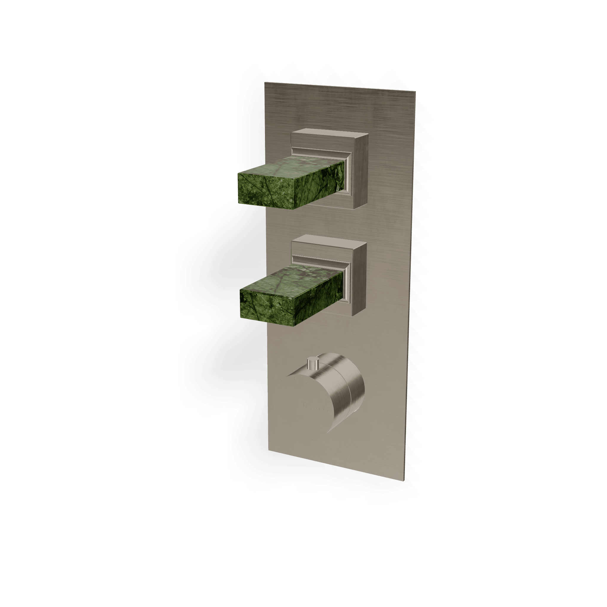 Внешняя часть термостатического смесителя для душа на 2 потребителя Kea