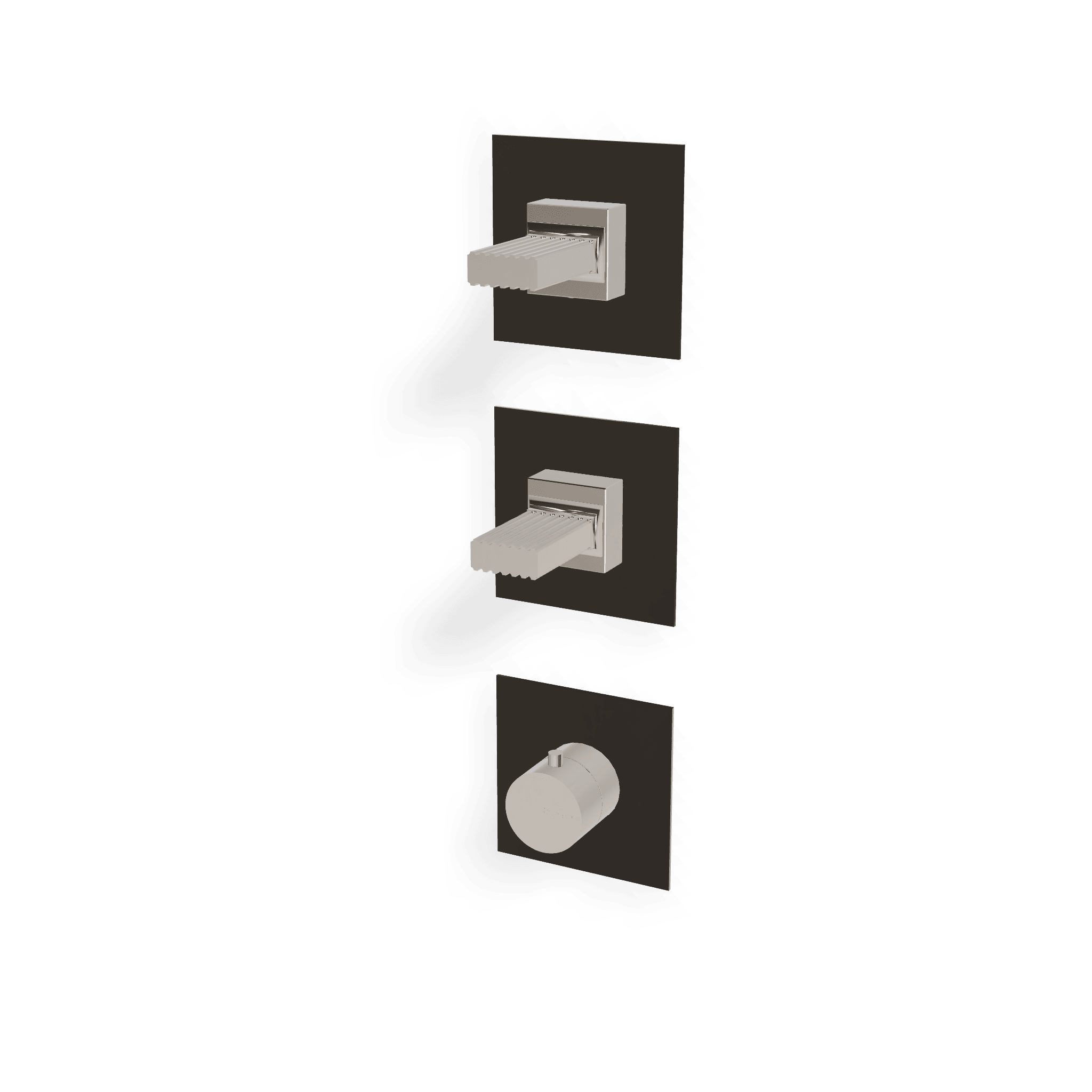 Внешняя часть термостатического смесителя для душа на 2 потребителя Kea