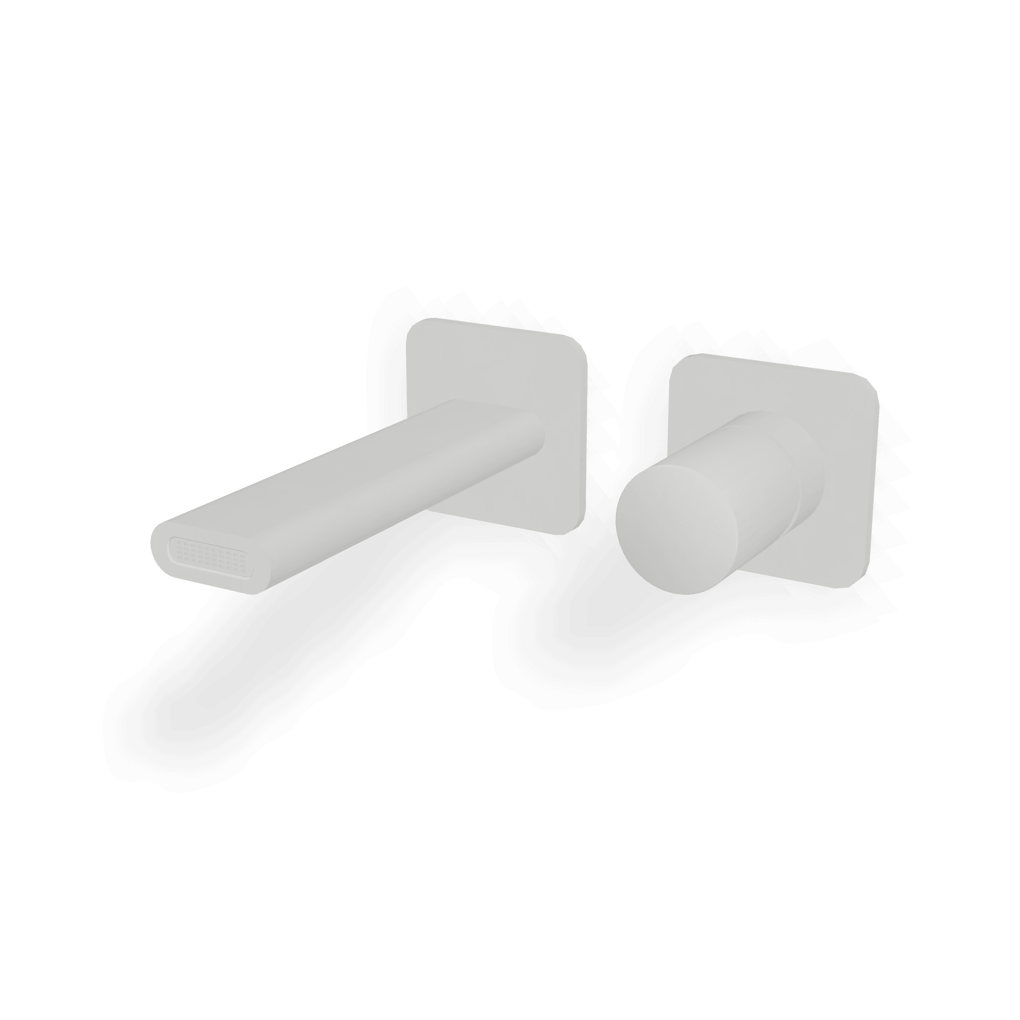 Внешняя часть смесителя для раковины из стены 170 мм Nanotech