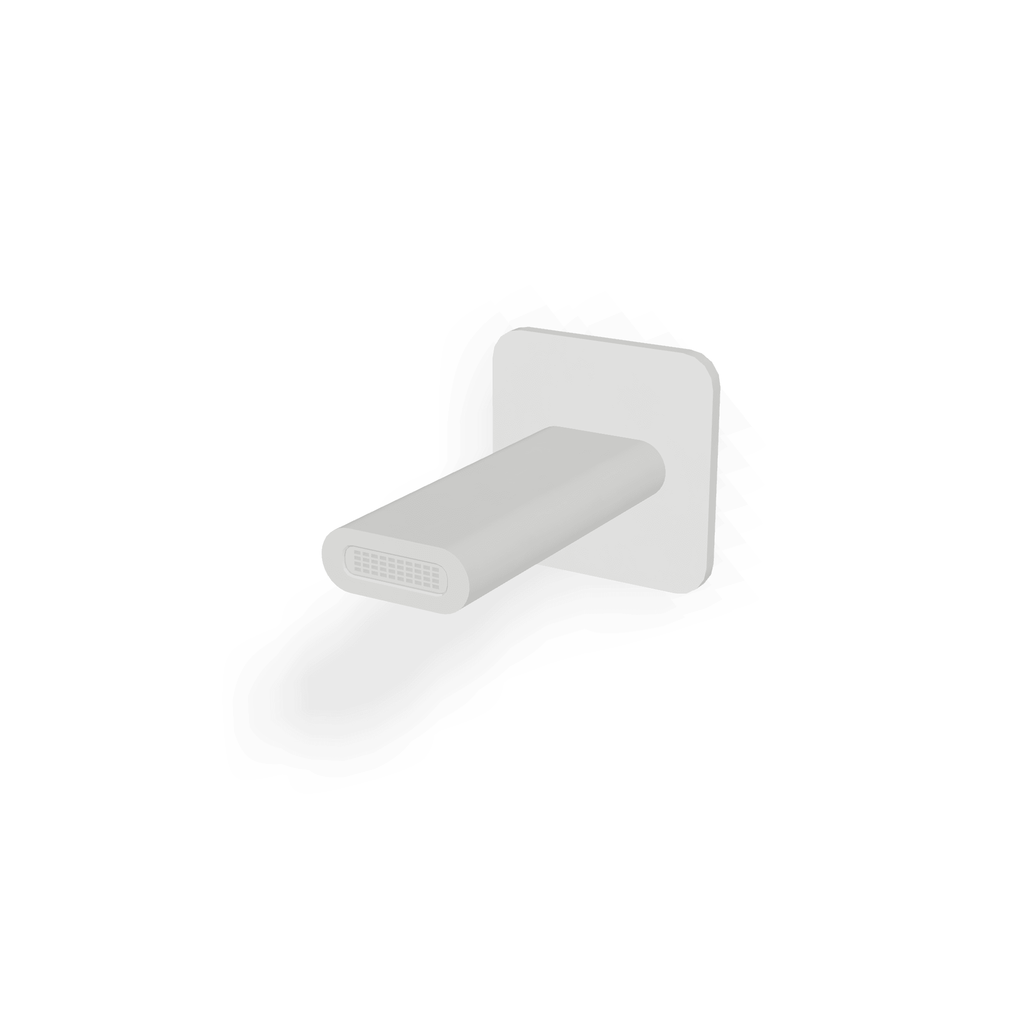 Излив для ванны настенный 115 мм Nanotech