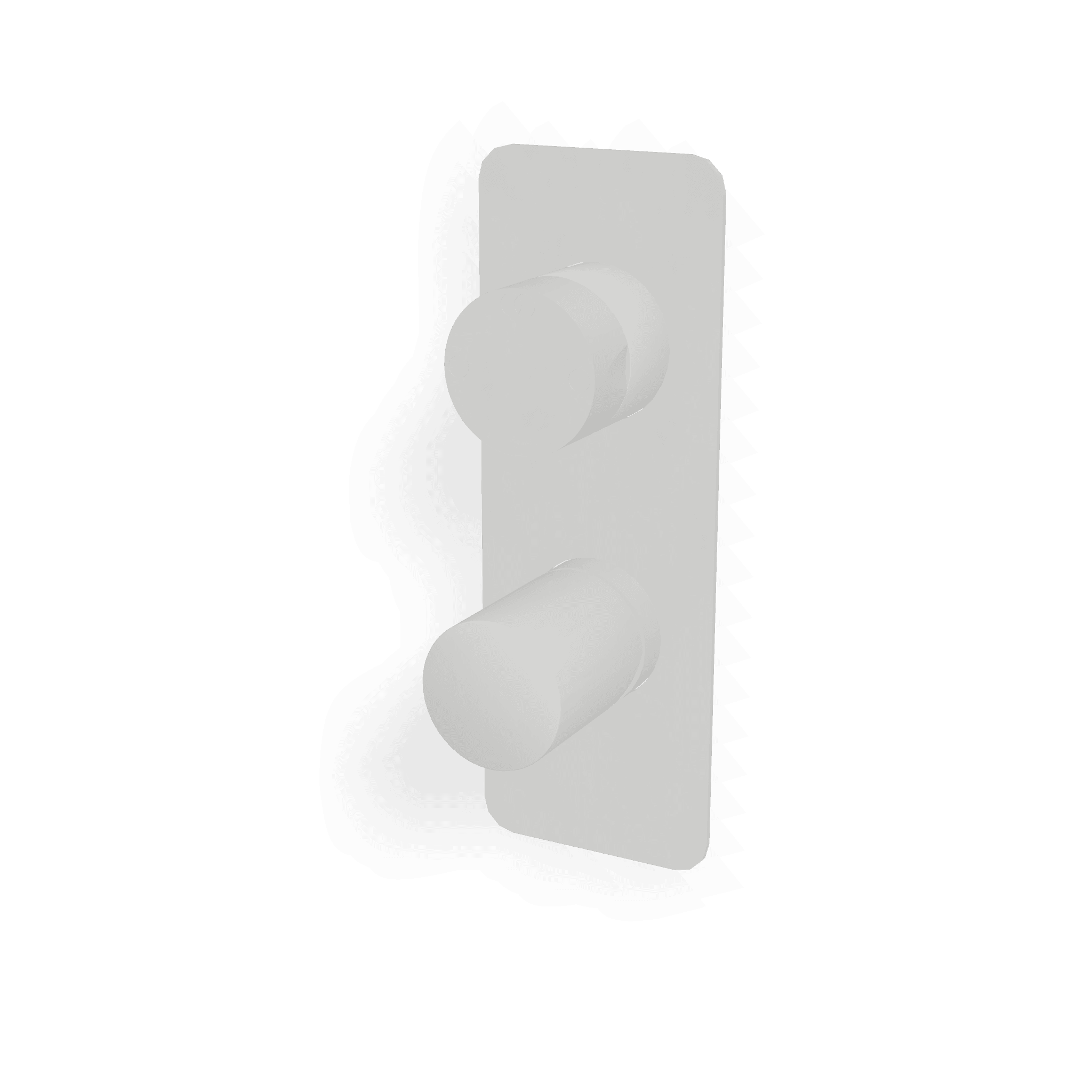 Внешняя часть смесителя для душа на 2 потребителя Nanotech