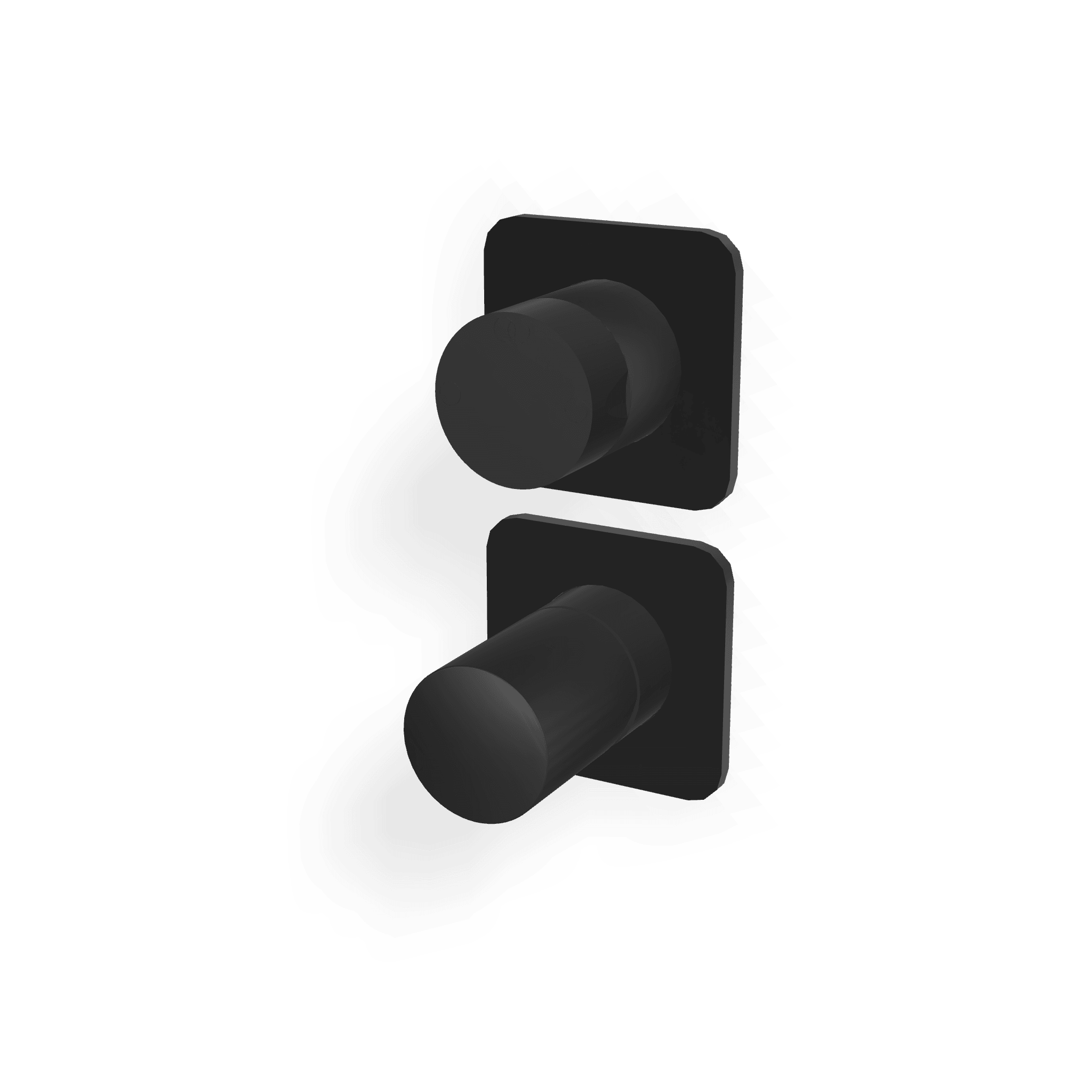 Внешняя часть смесителя для душа на 2 потребителя Nanotech