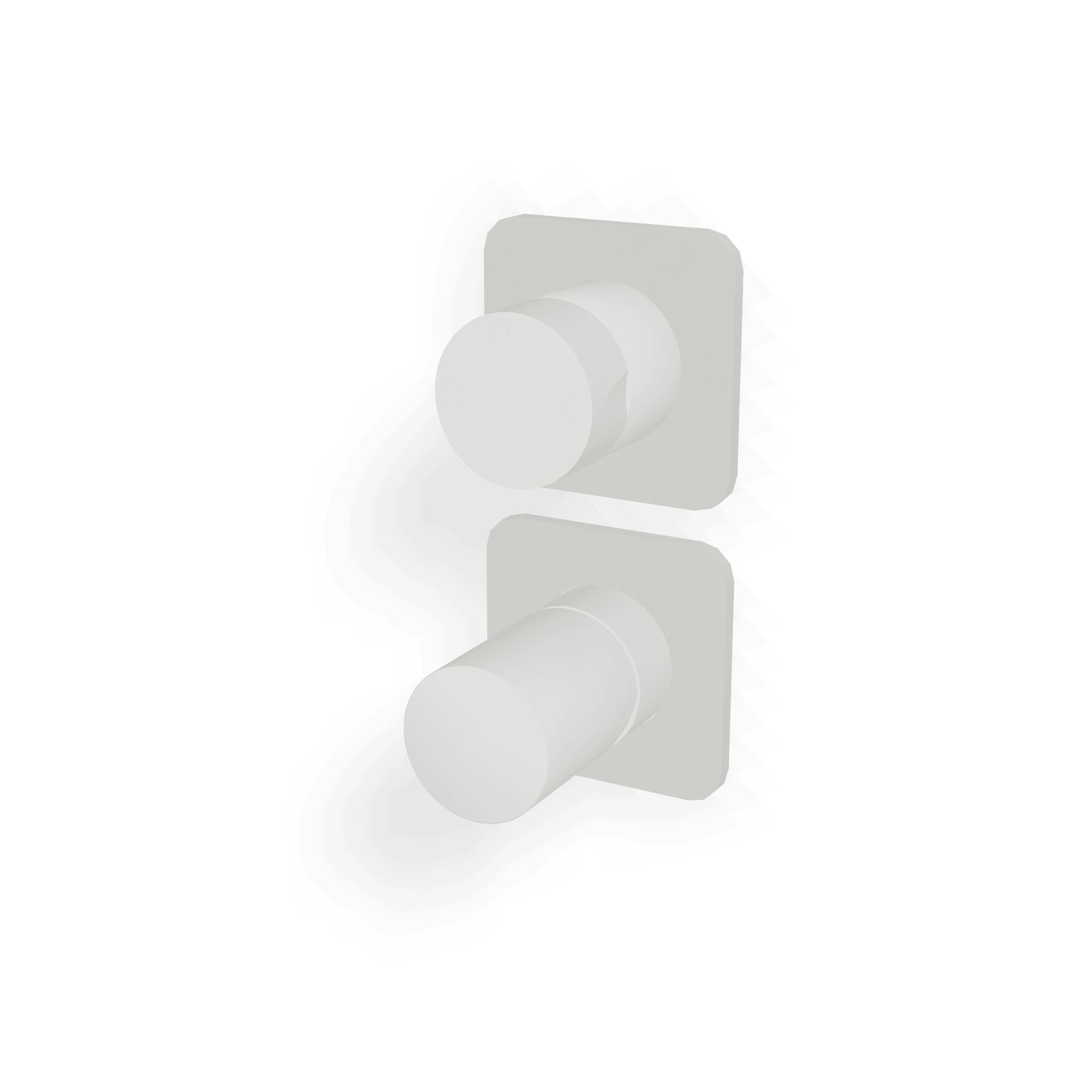 Внешняя часть смесителя для душа на 2 потребителя Nanotech