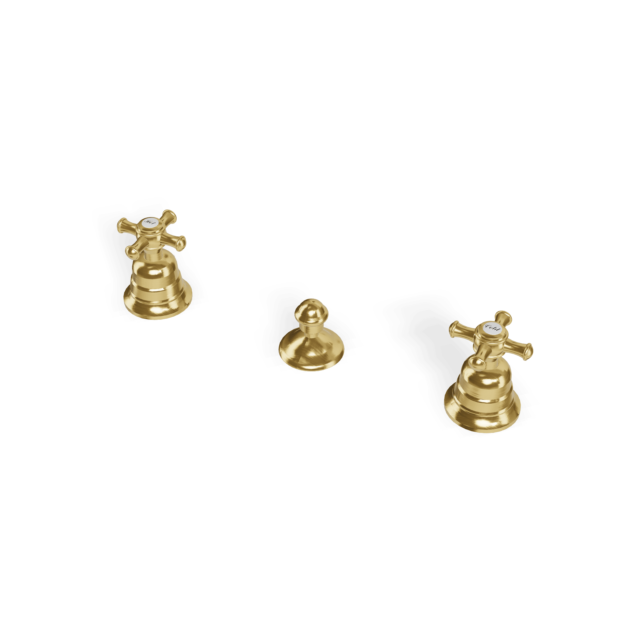 Смеситель для биде без излива на 3 отверстия Old Italy