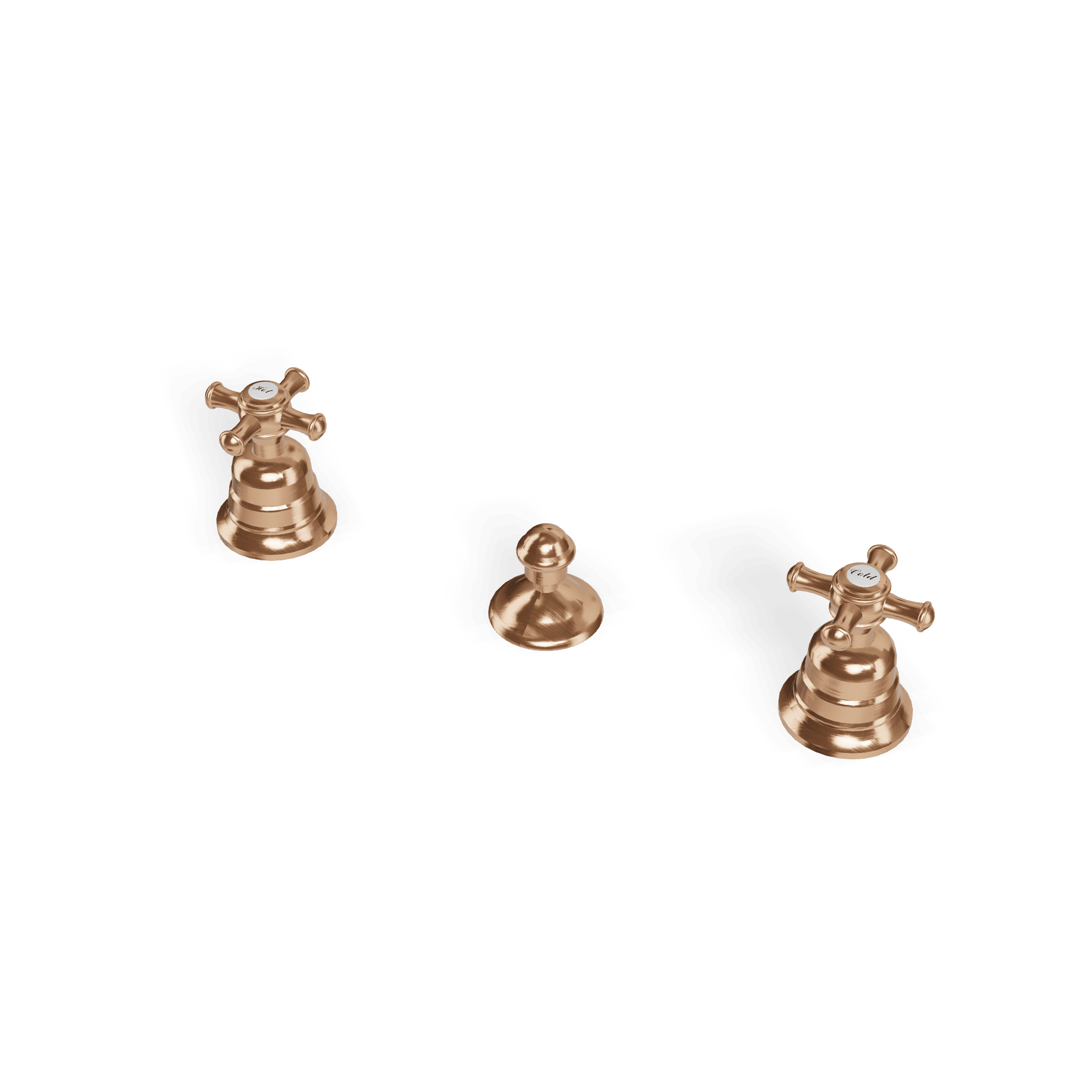 Смеситель для биде без излива на 3 отверстия Old Italy