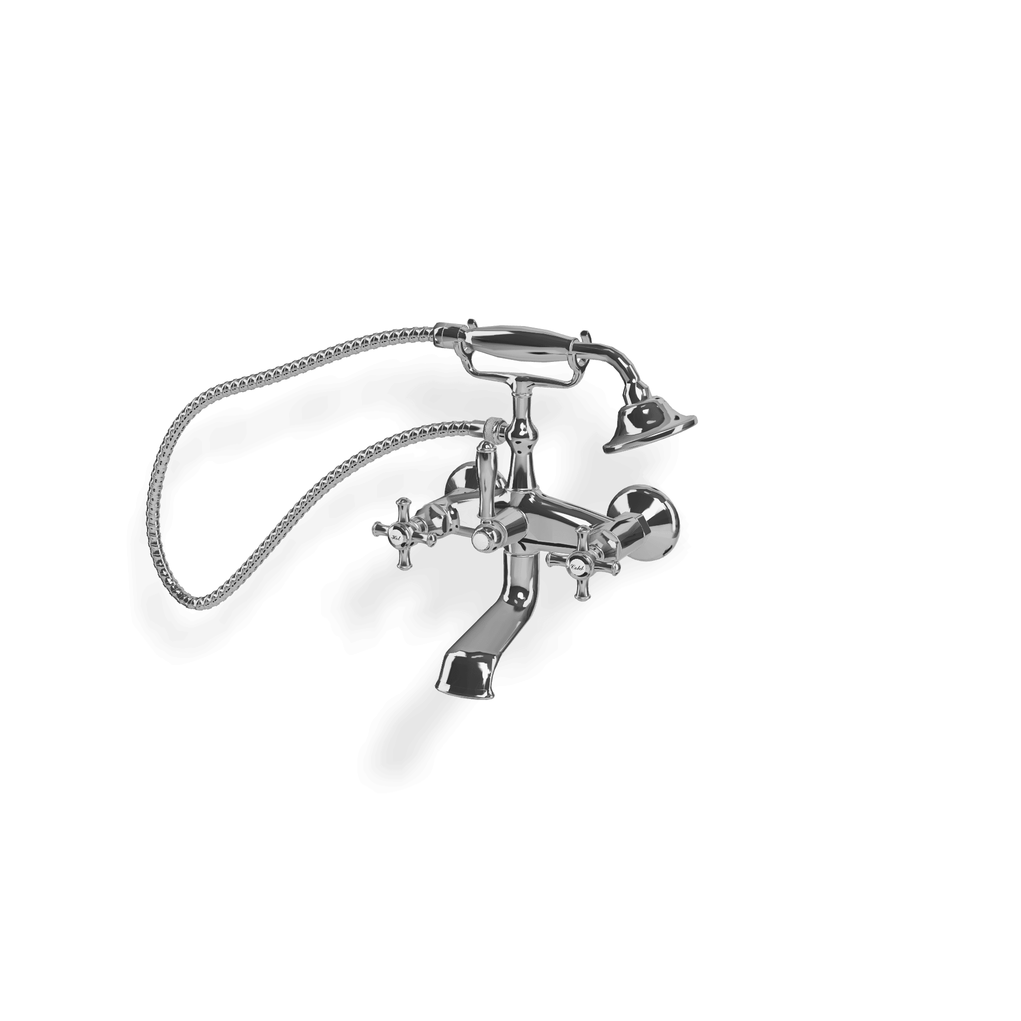 Смеситель для ванны с душевым комплектом Old Italy