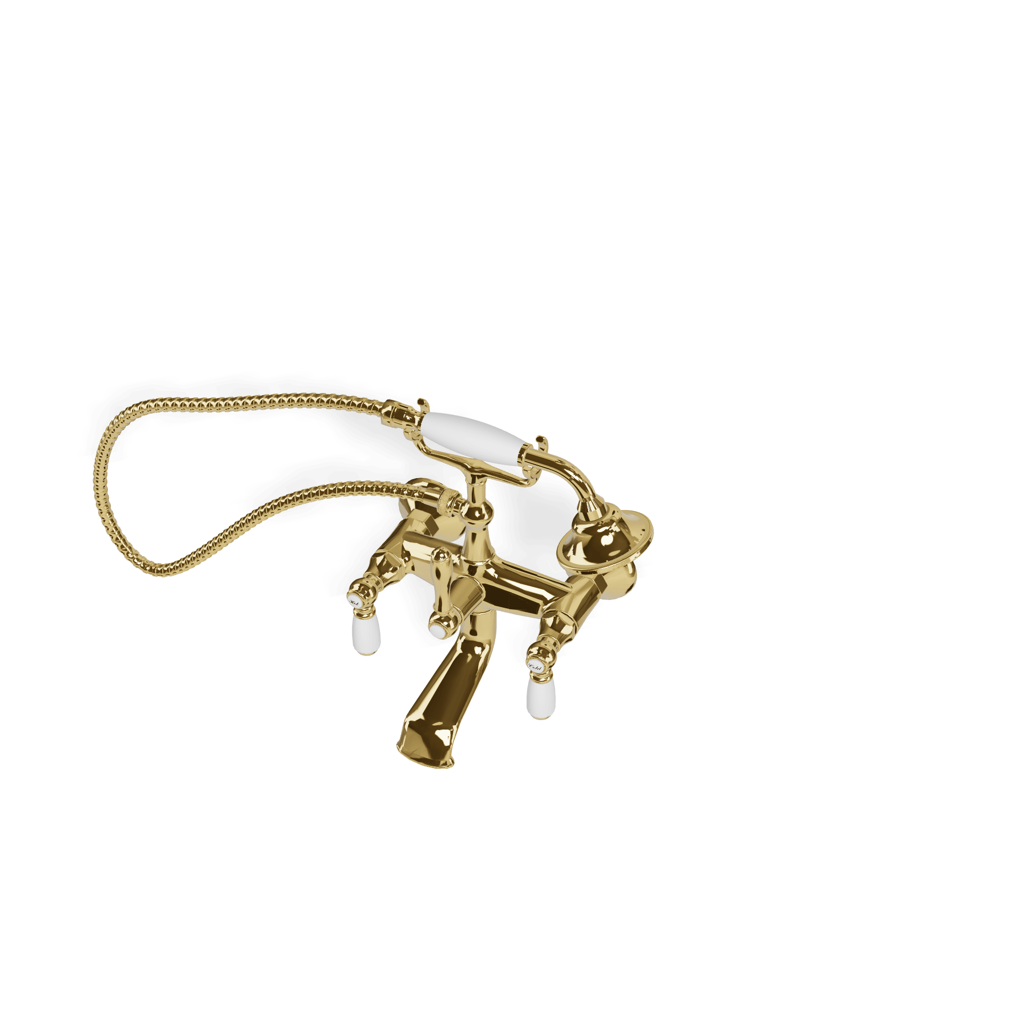 Смеситель для ванны с душевым комплектом Old Italy