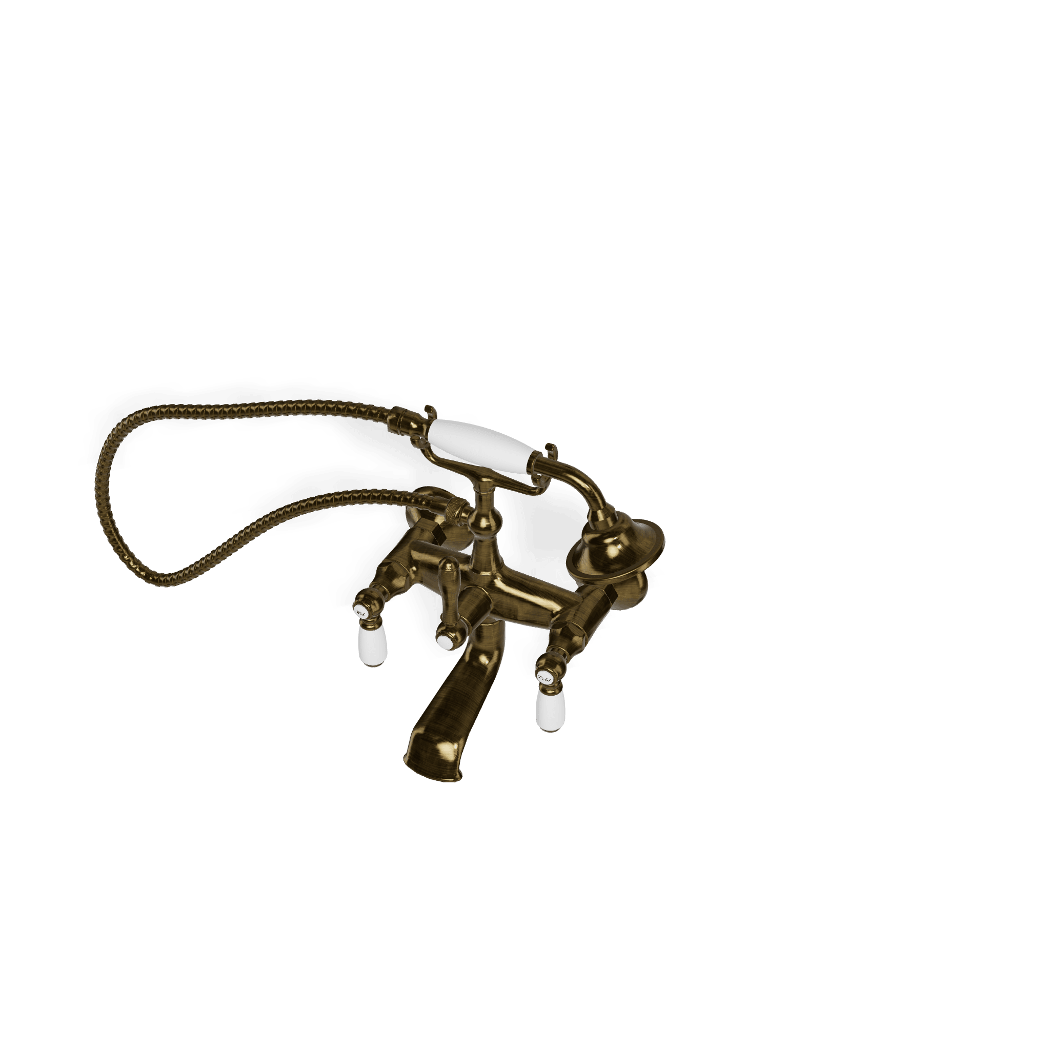 Смеситель для ванны с душевым комплектом Old Italy