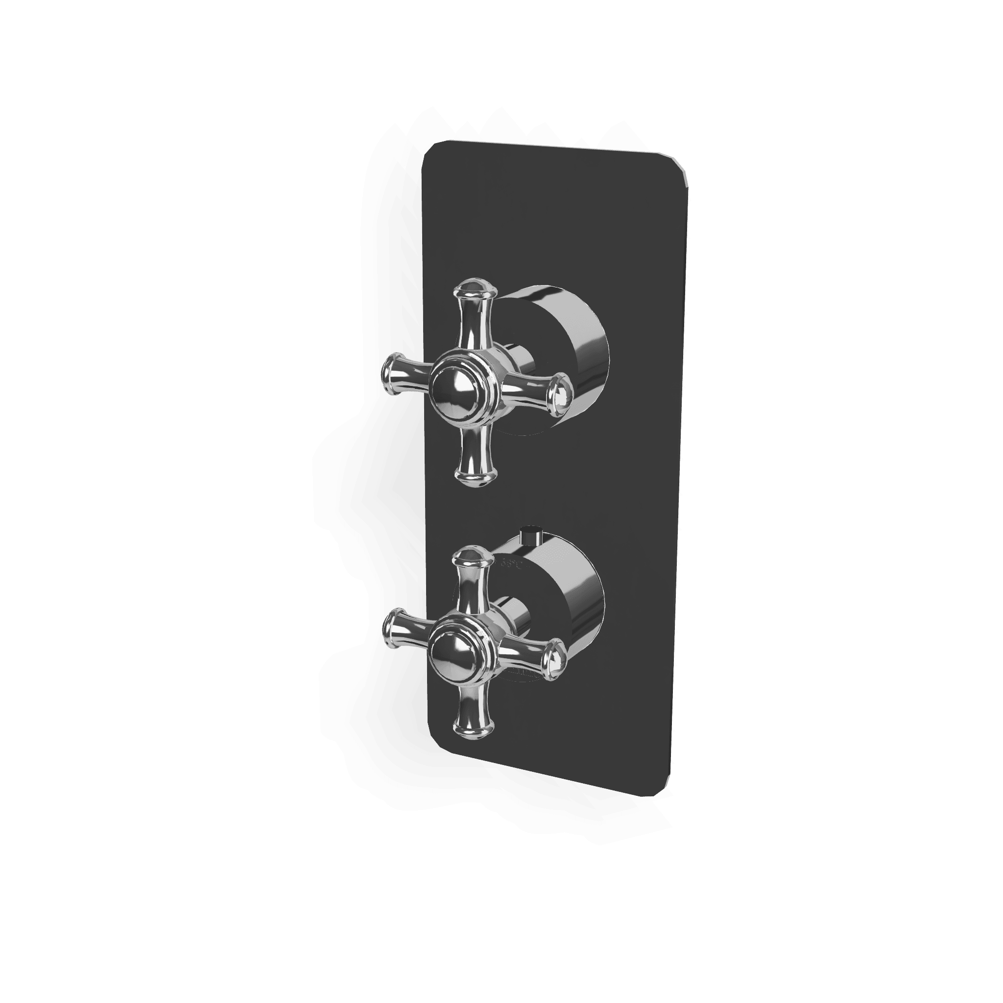 Внешняя часть термостатического смесителя на 3 потребителя Old Italy