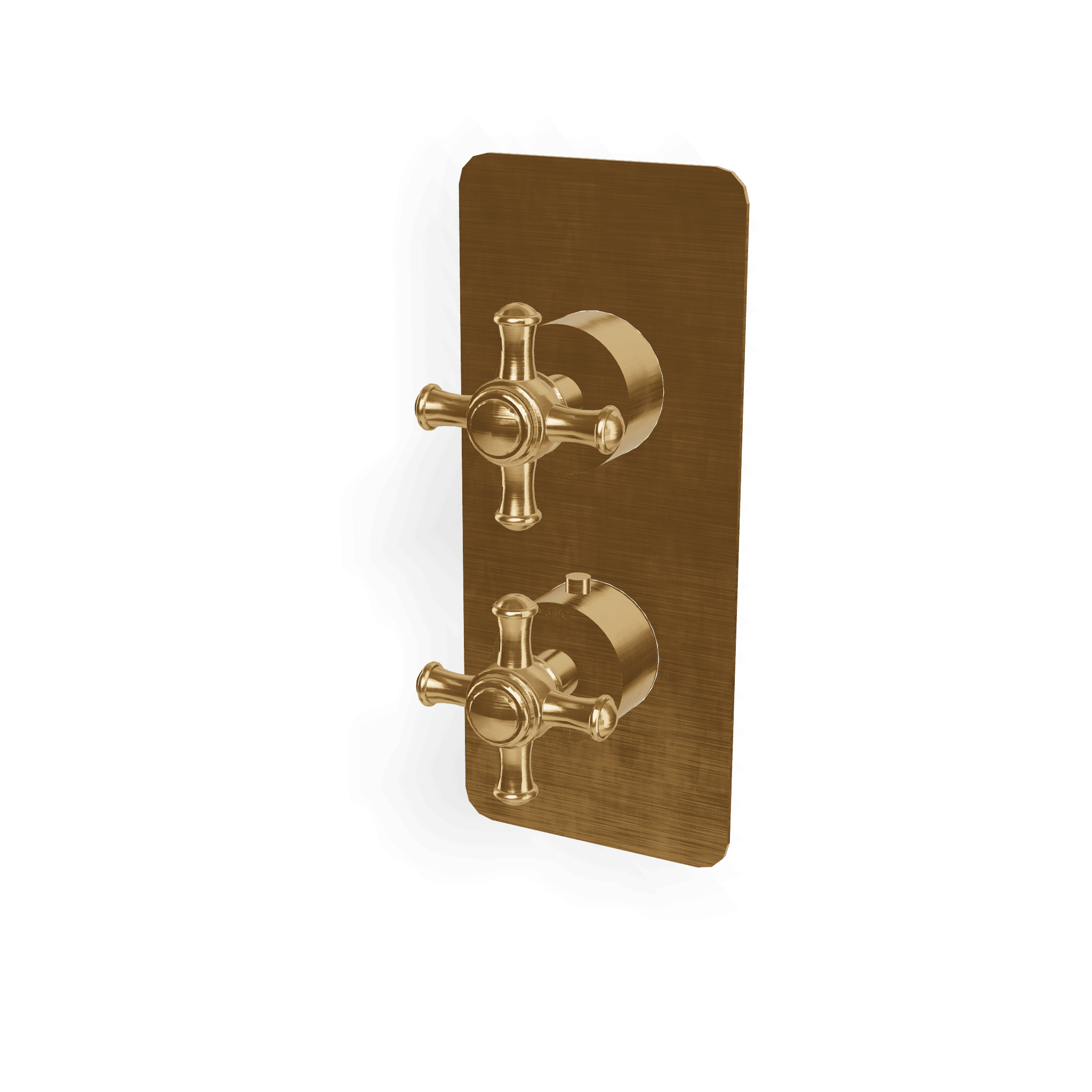 Внешняя часть термостатического смесителя на 3 потребителя Old Italy