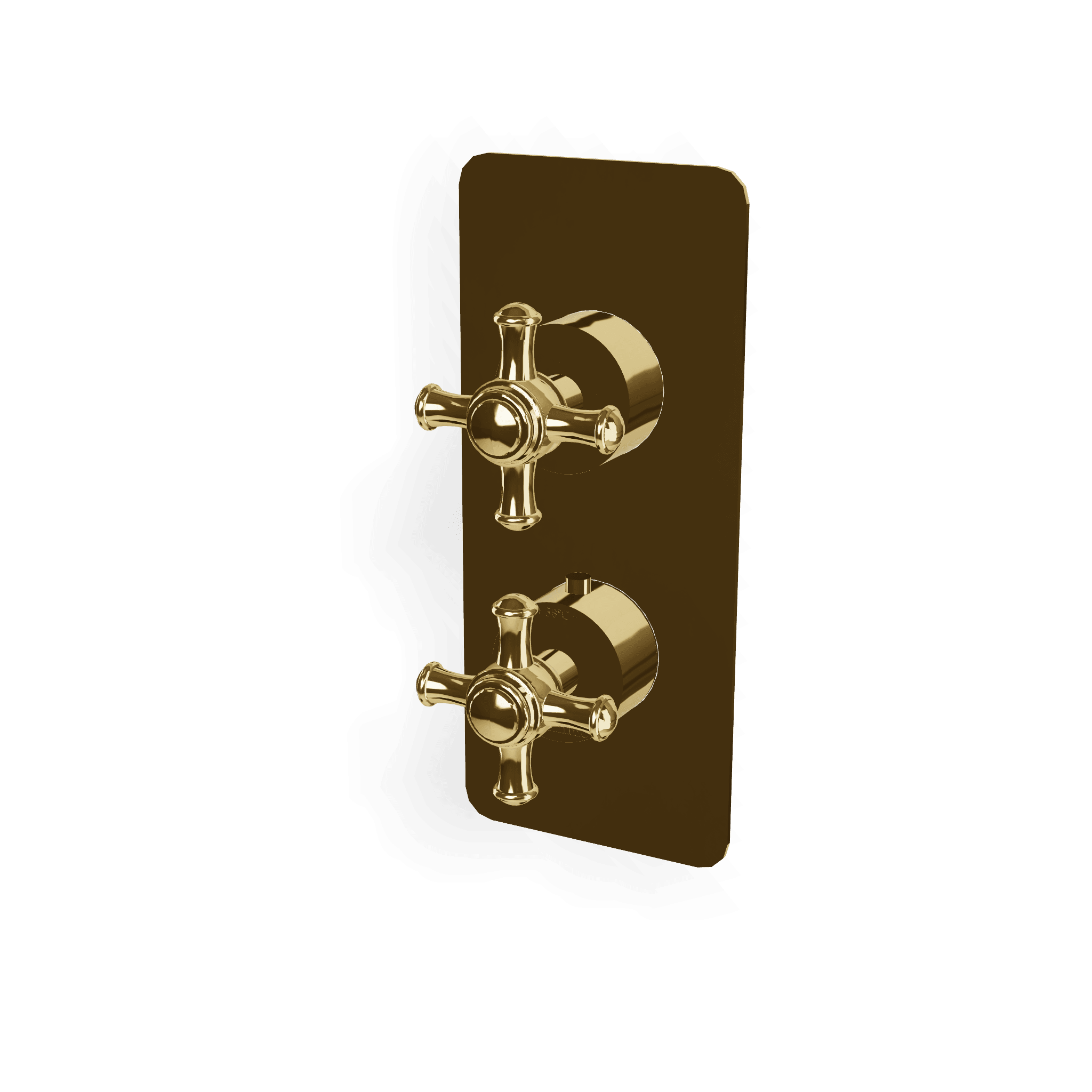 Внешняя часть термостатического смесителя на 3 потребителя Old Italy