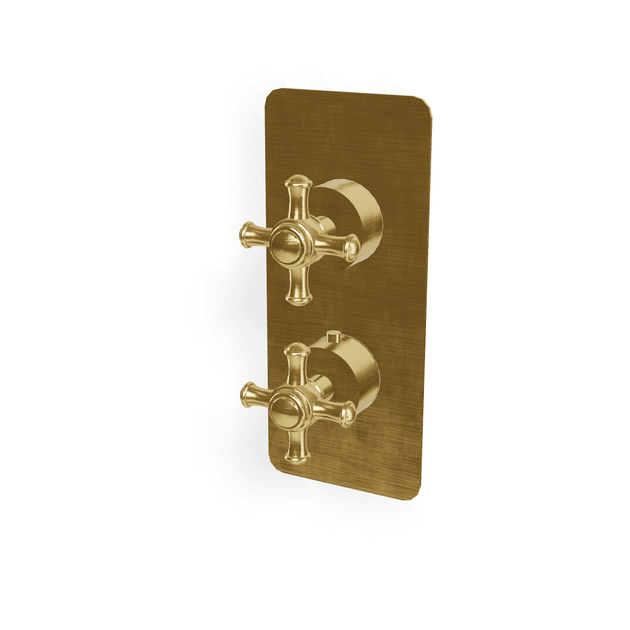 Внешняя часть термостатического смесителя на 3 потребителя Old Italy