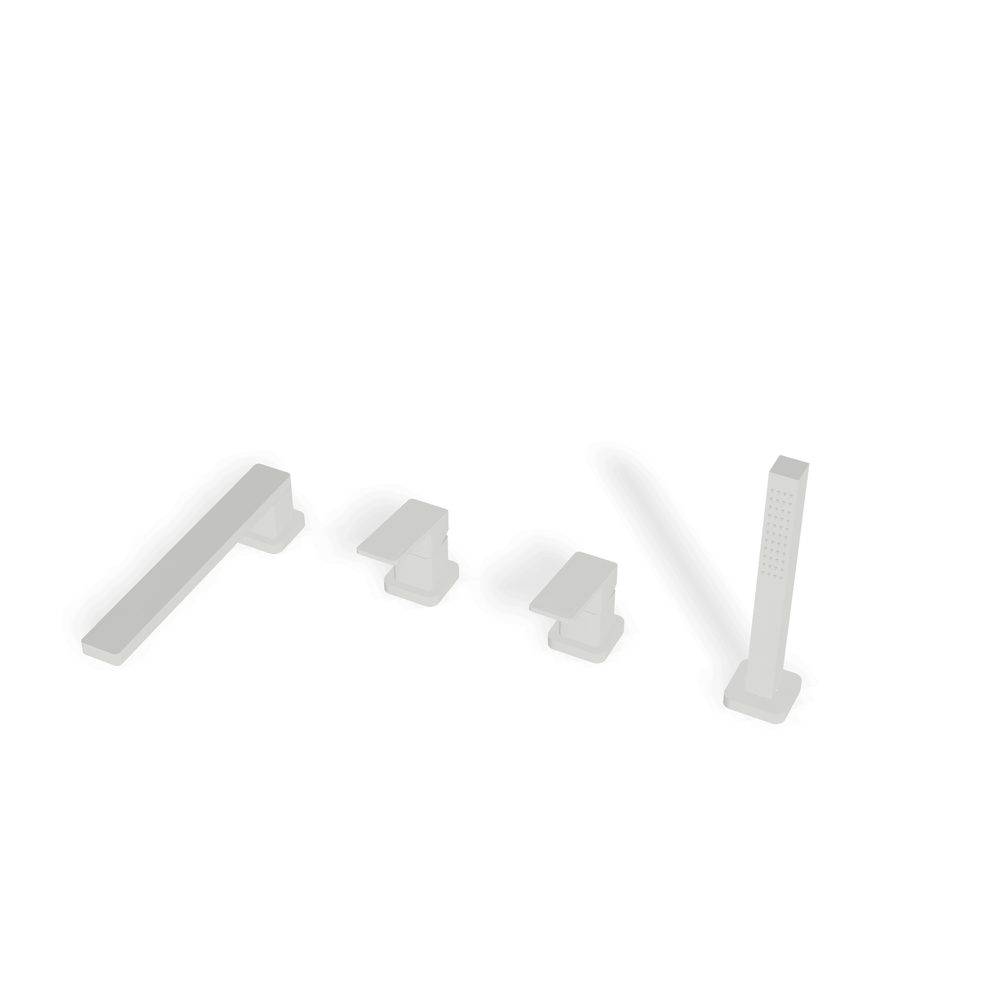 Смеситель на борт ванны на 4 отверстия Pa36