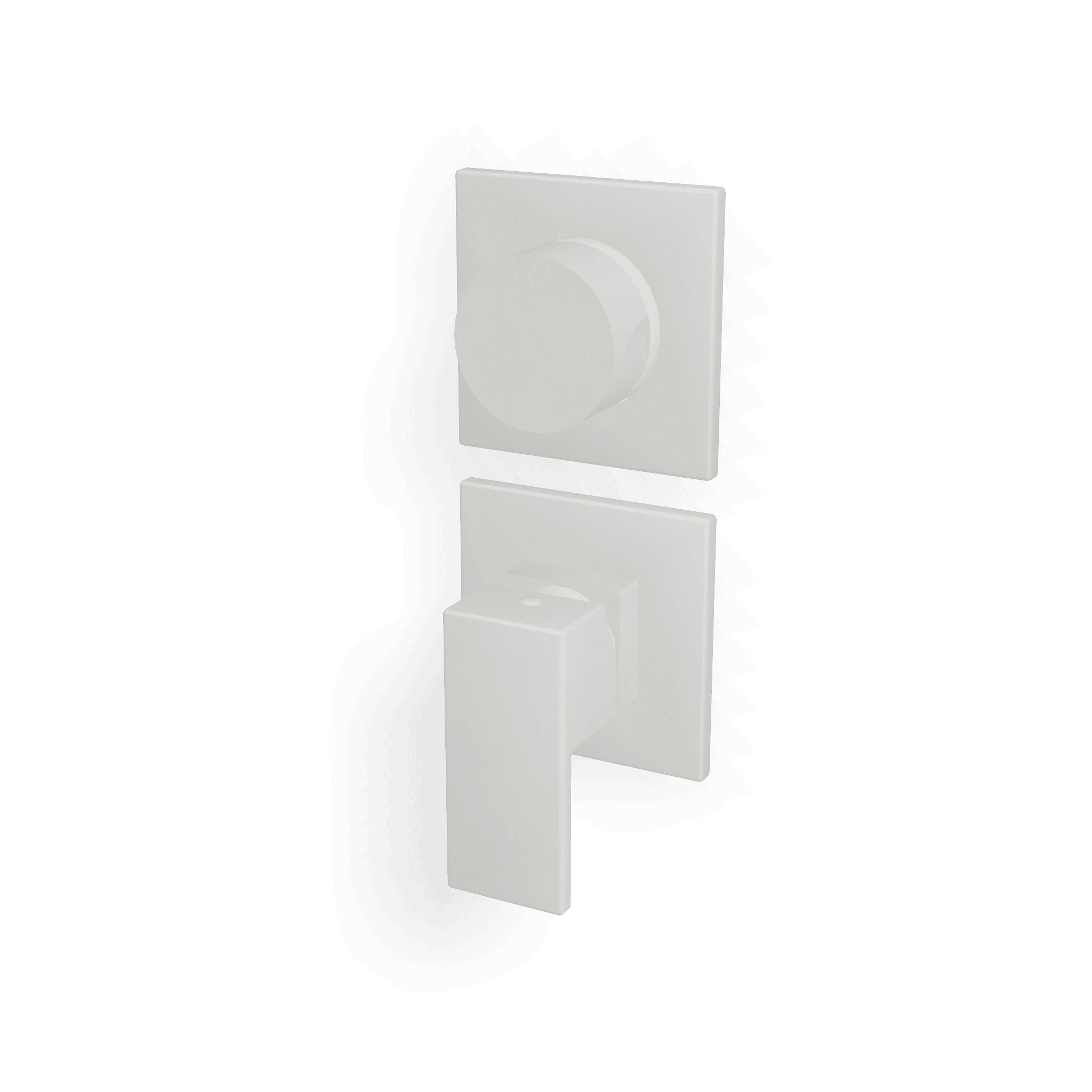 Внешняя часть смесителя для душа на 2 потребителя Q30