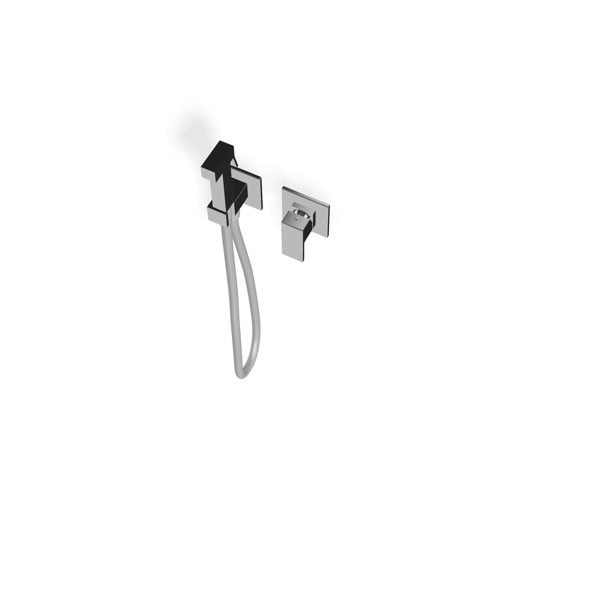 Внешняя часть смесителя с гигиеническим душем