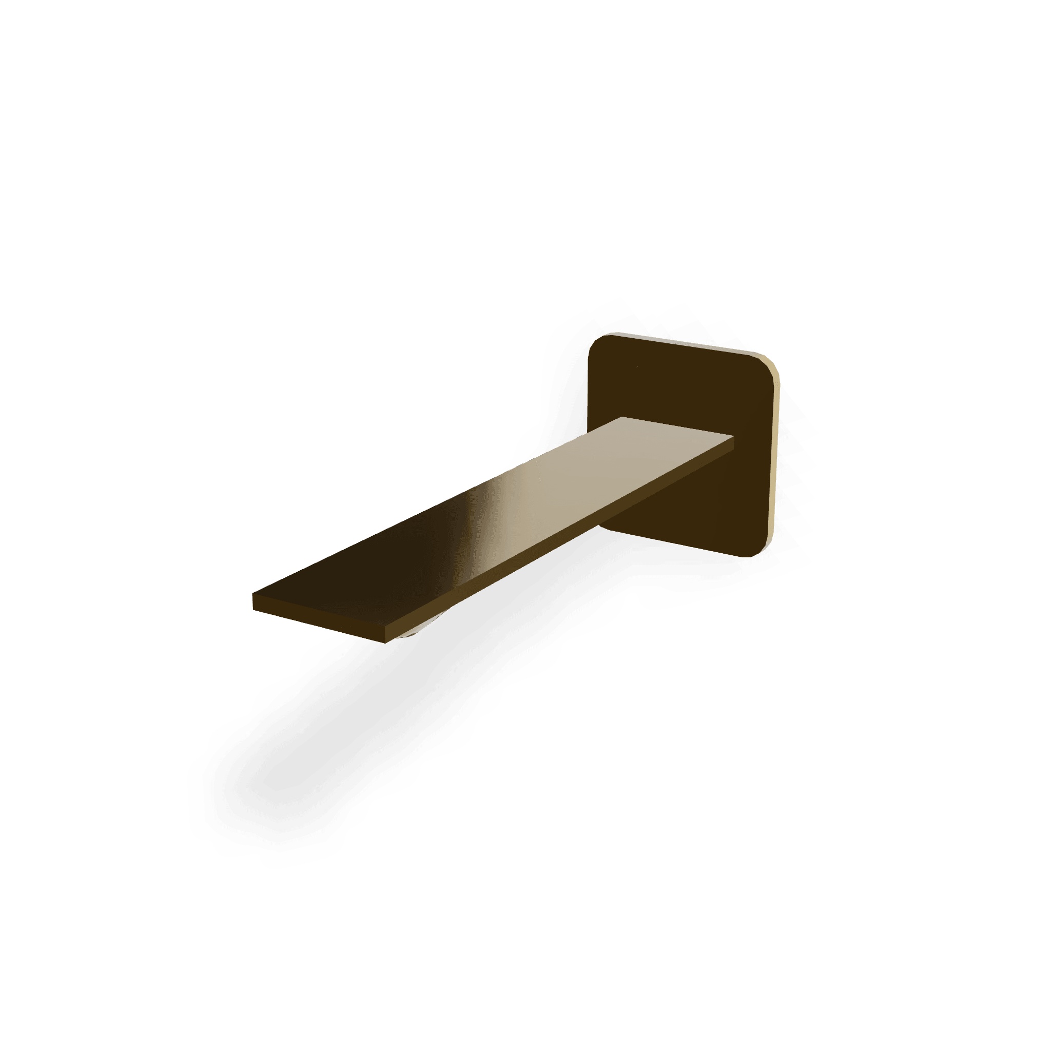 Излив для раковины настенный 186 мм Ran