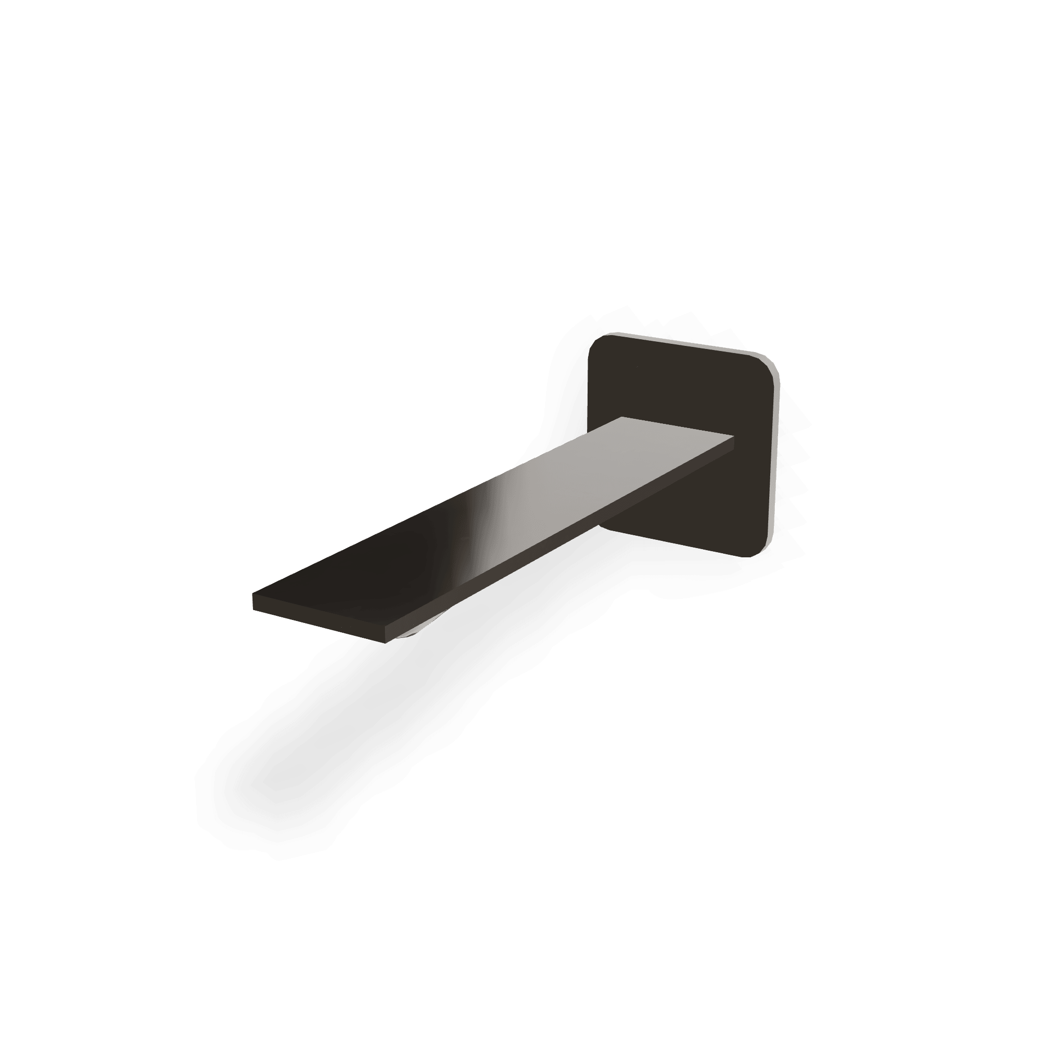 Излив для раковины настенный 186 мм Ran