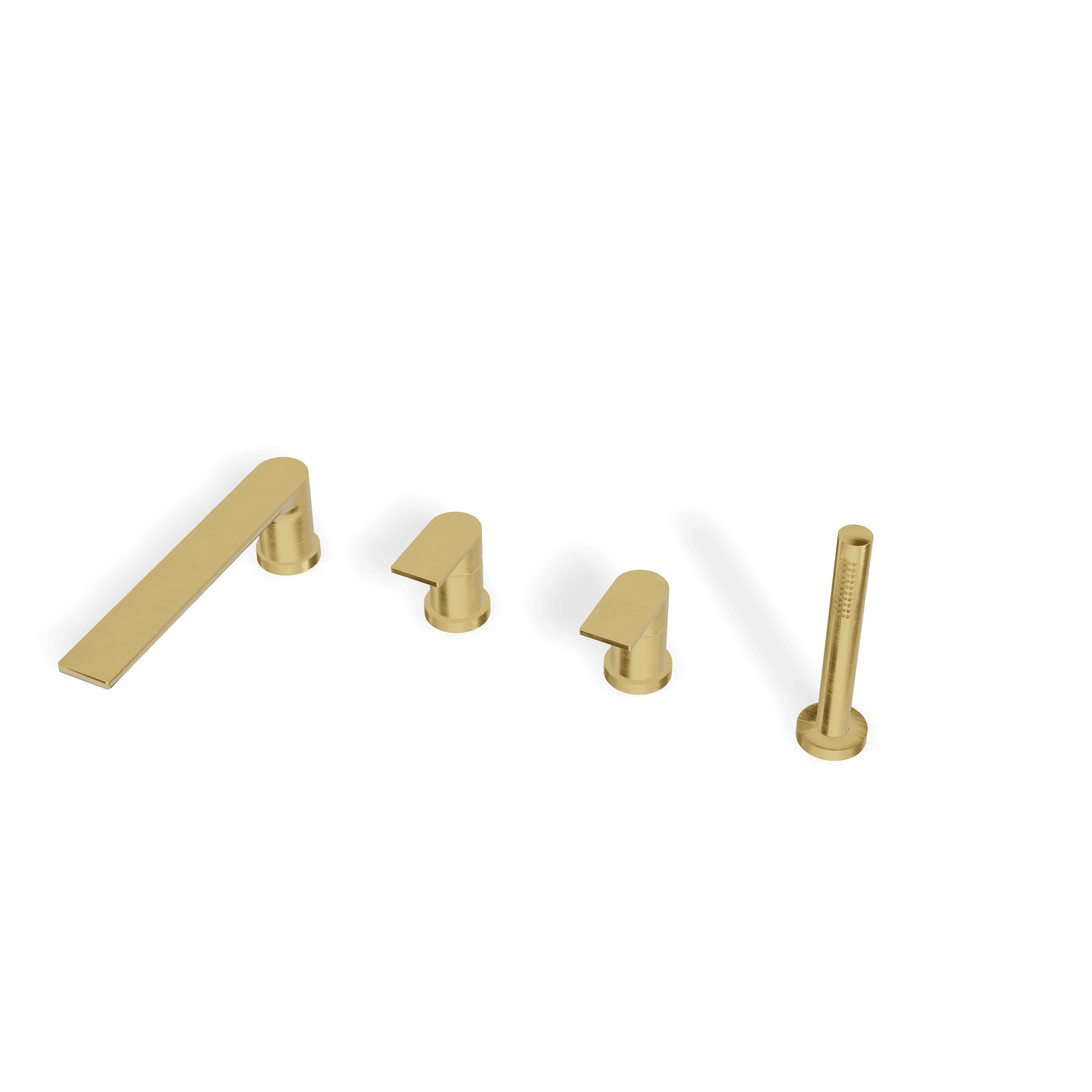 Смеситель на борт ванны на 4 отверстия Ran