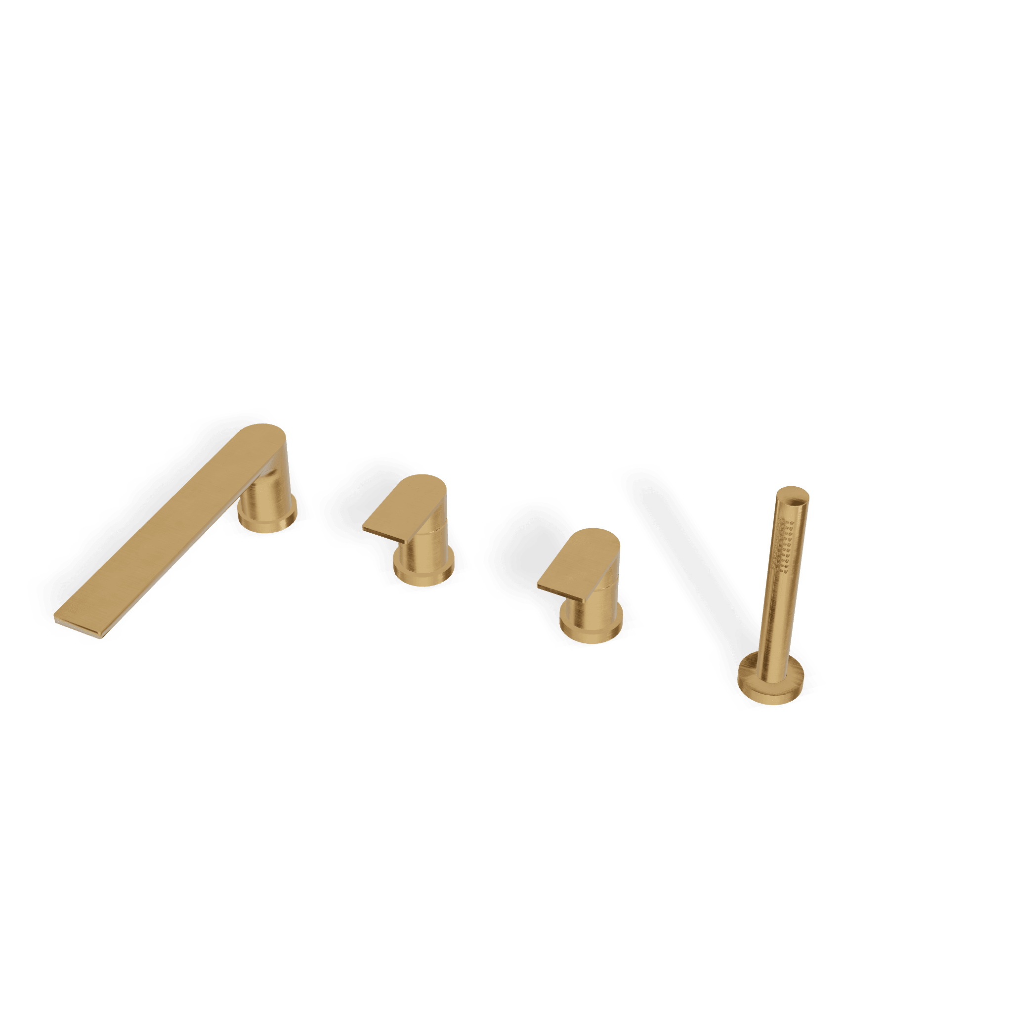 Смеситель на борт ванны на 4 отверстия Ran